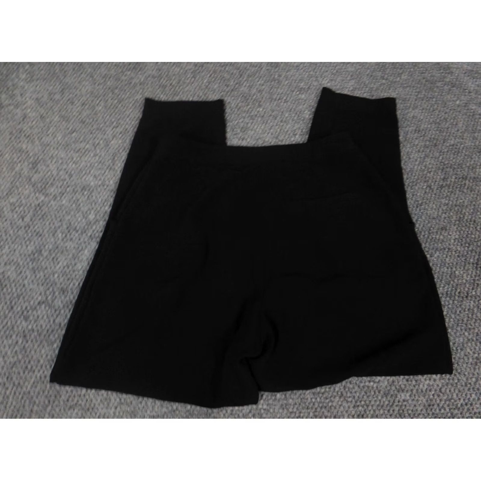 H&M H&M Womens Pants 10 Black Straight Dress Pants Women Regular Inseam 26 in Knit Breathable Zipper City Style Dress Pants Size 32" / US 10 / IT 46 - 6 Thumbnail