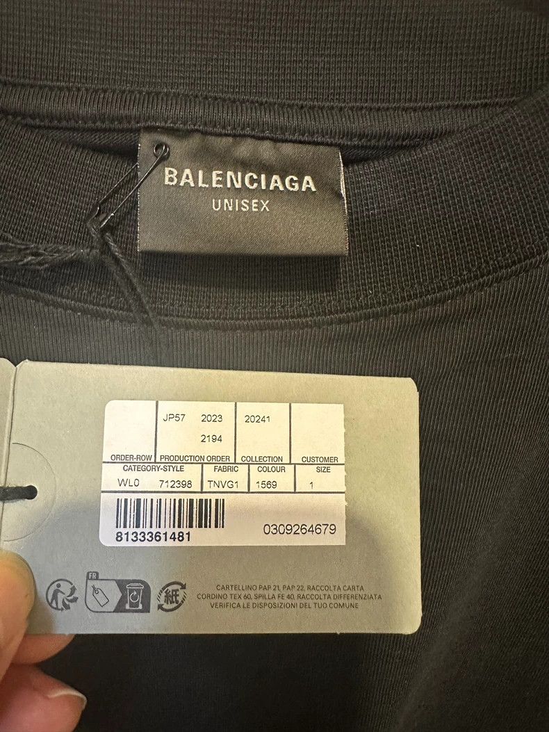 Balenciaga Balenciaga Tape Coke Short Sleeve T-Shirt Size US S / EU 44-46 / 1 - 4 Thumbnail
