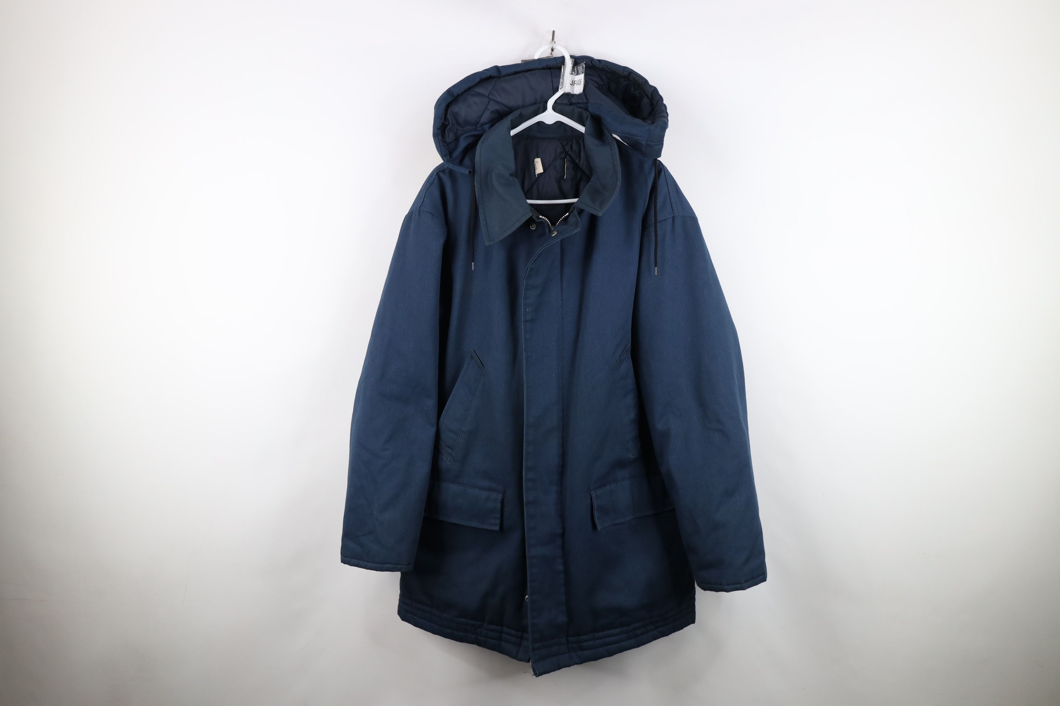 Vintage Vintage 60s 70s Co FoMoCo Quilted Hooded Mechanic Jacket USA Size US L / EU 52-54 / 3 - 2 Thumbnail