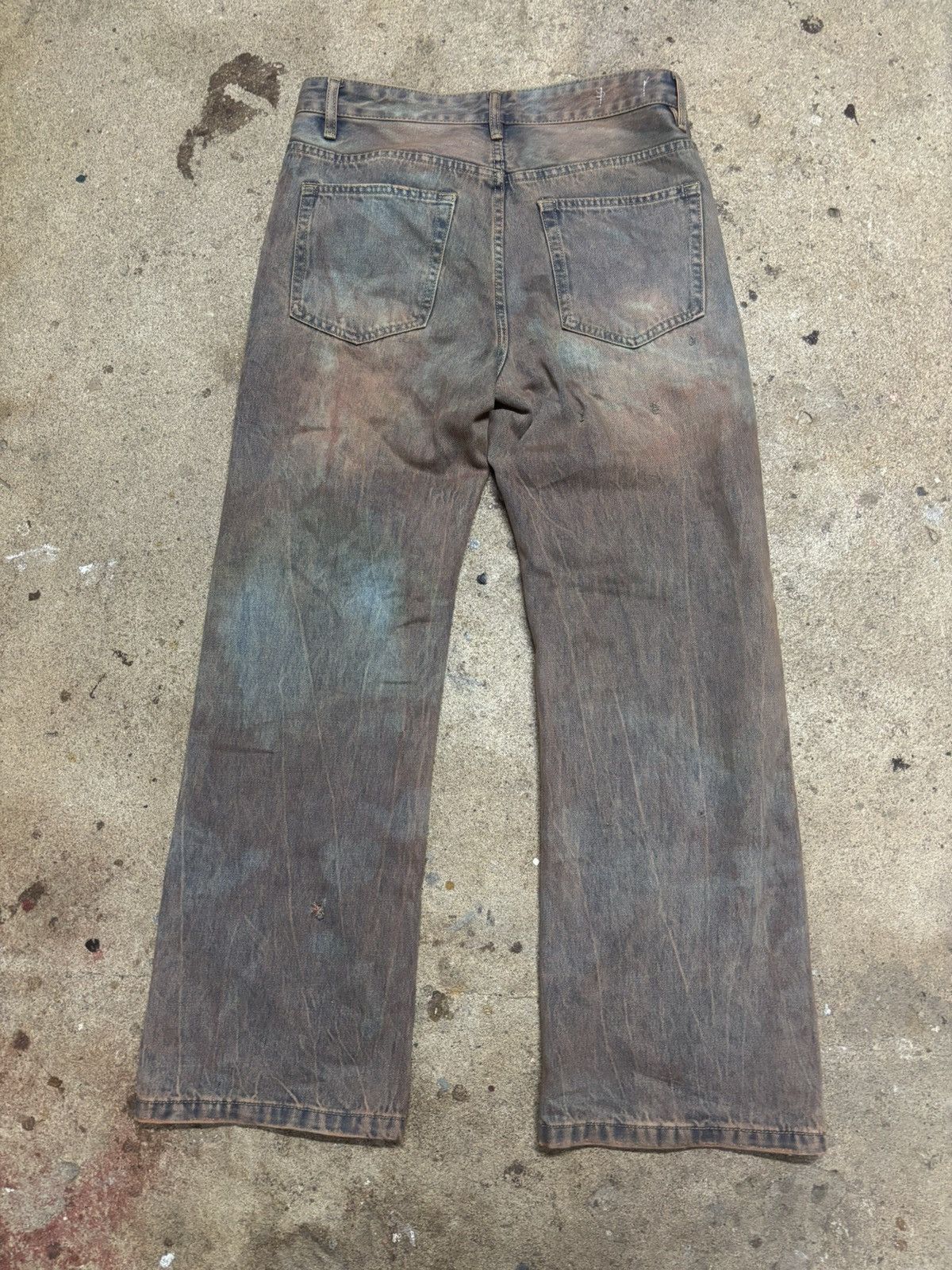 Carhartt Trashed wide leg denim Size US 30 / EU 46 - 4 Thumbnail