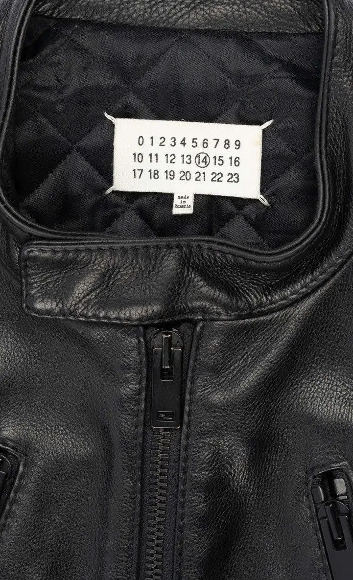 Maison Margiela Maison Margiela All Black Leather 5 zip Jacket Size US L / EU 52-54 / 3 - 3 Thumbnail