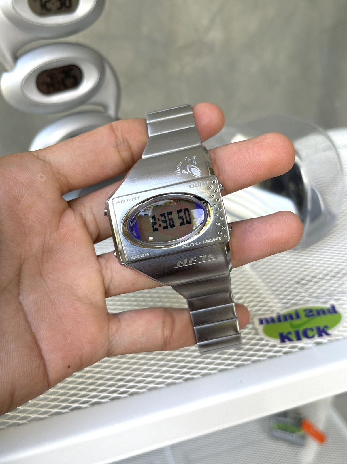 Casio × Japanese Brand × Vintage Casio ME-100 META psychedelia