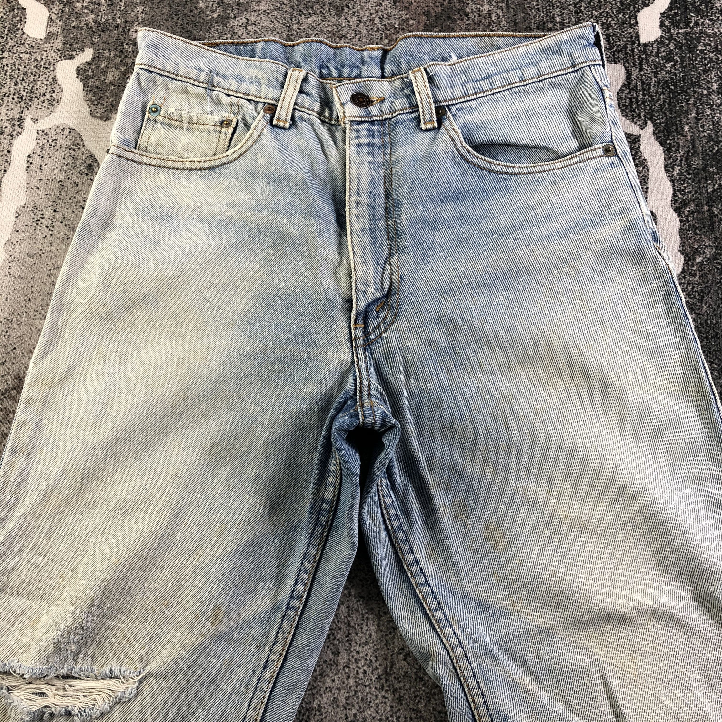 Levi's Vintage Levis 515 Jeans Faded Blue Denim KJ2958 Size US 31 - 3 Thumbnail