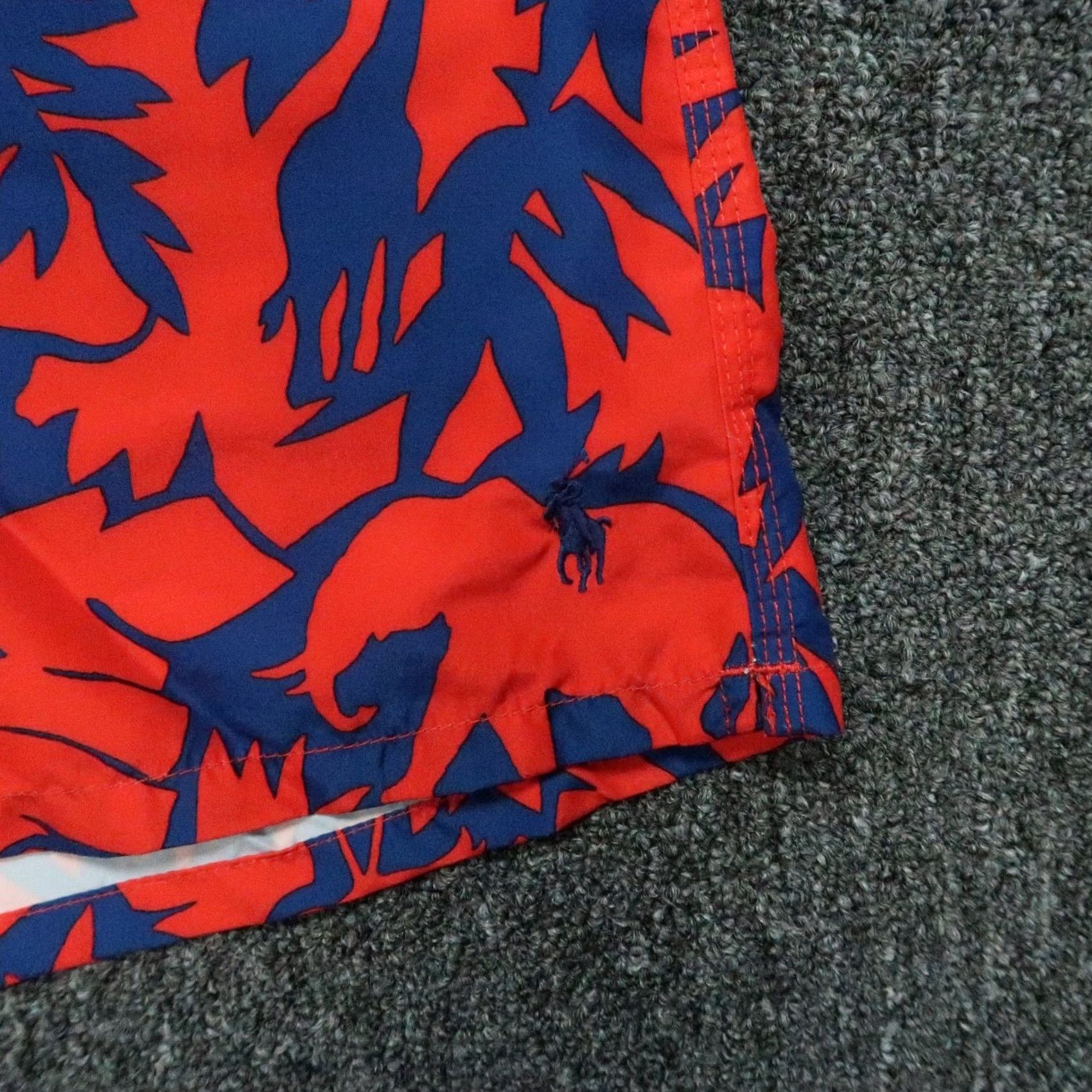 Polo Ralph Lauren Polo Ralph Lauren Mens Small Red Blue Swim Trunks Lined Pockets Floral Safari Size US S / EU 44-46 / 1 - 5 Thumbnail
