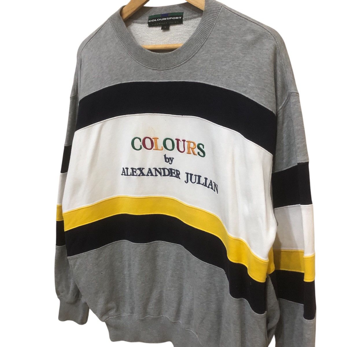Alexander Julian Embroidery Colours By Alexander Julian Pullover Sweatshirt Size US L / EU 52-54 / 3 - 3 Thumbnail