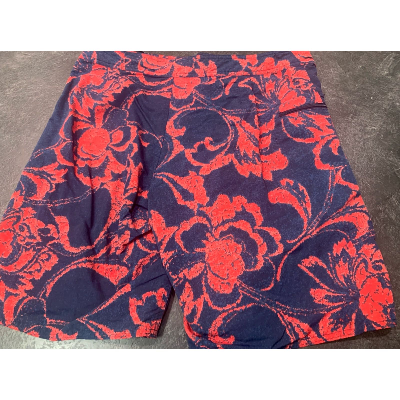 Patagonia Patagonia Board Shorts Mens 35 Blue Red Beach Swim Trunks Logo Size US 35 - 2 Thumbnail