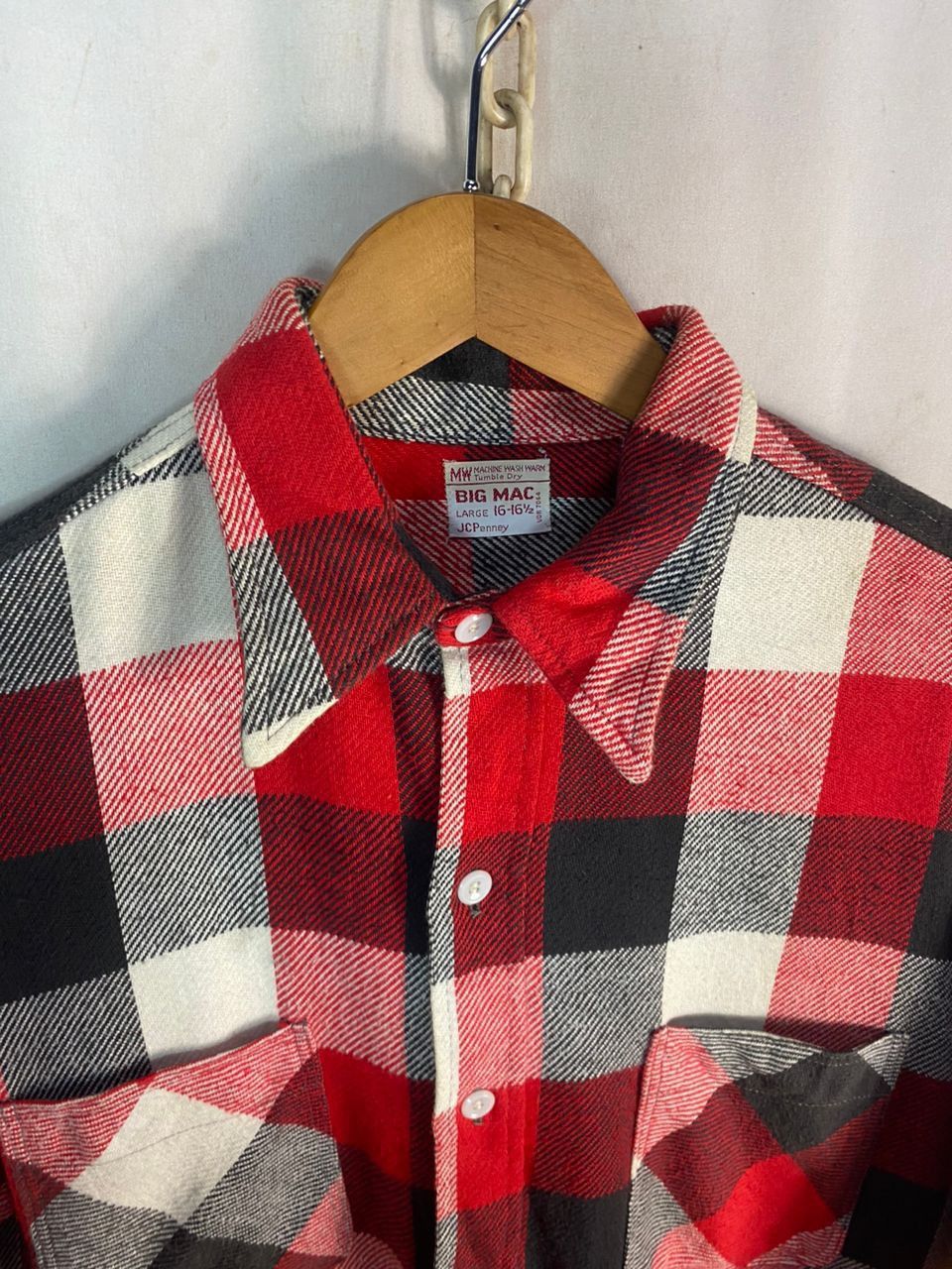 Big Mac × Flannel Vintage big mac jc penney button up flannel shirt Size US L / EU 52-54 / 3 - 6 Thumbnail