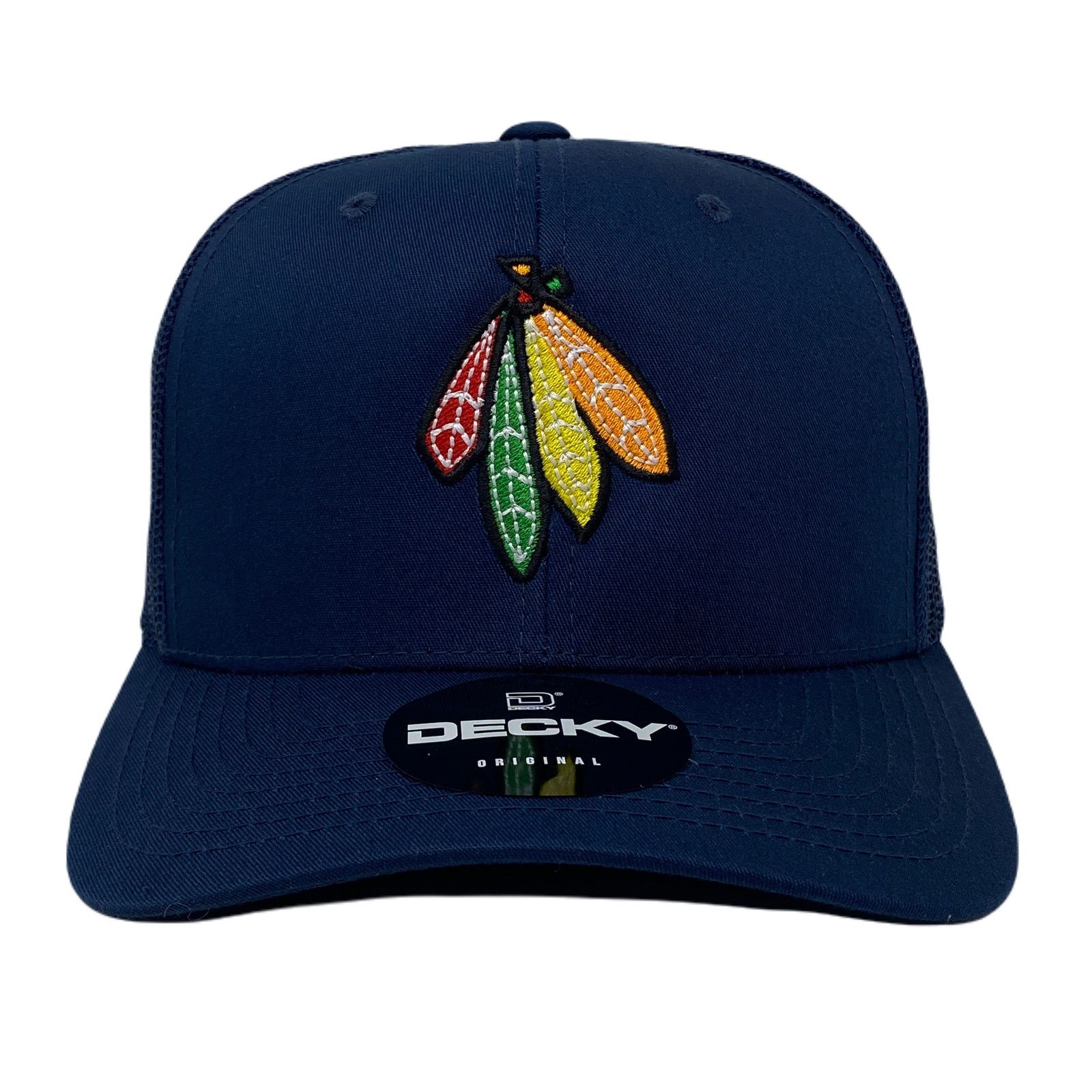 Other Indian Feather Bundle Trucker Hat in Navy Size ONE SIZE - 3 Thumbnail