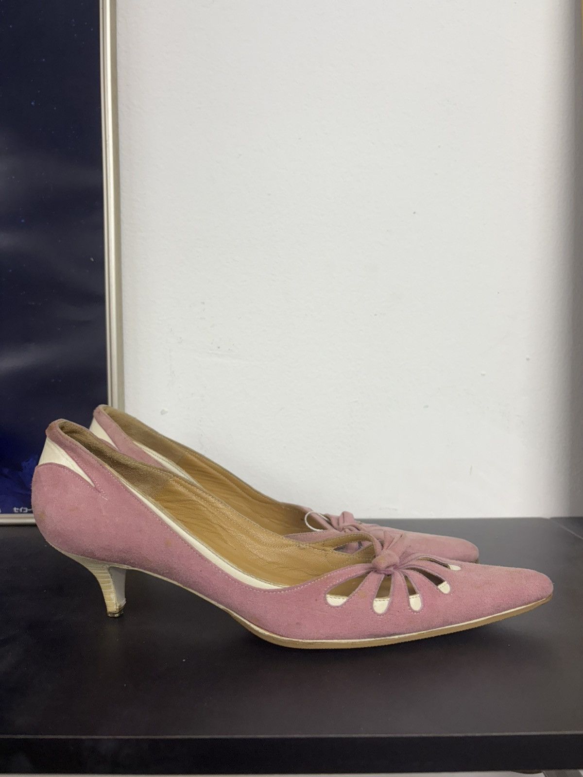 Dolce & Gabbana 🚨 RARE Suede Dolce Gabbana D&G vintage heels 36 1/2 Size US 6.5 / IT 36.5 - 2 Thumbnail
