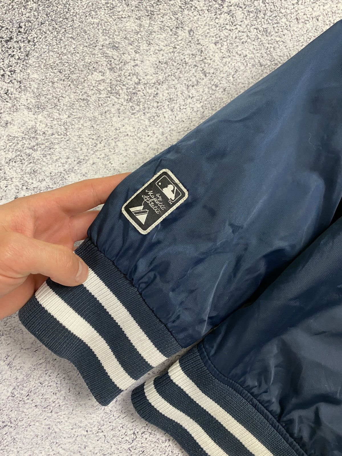 Majestic × New York Yankees × Vintage Vintage Majestic MLB New York Yankees Bomber Jacket Size US XXL / EU 58 / 5 - 11 Thumbnail