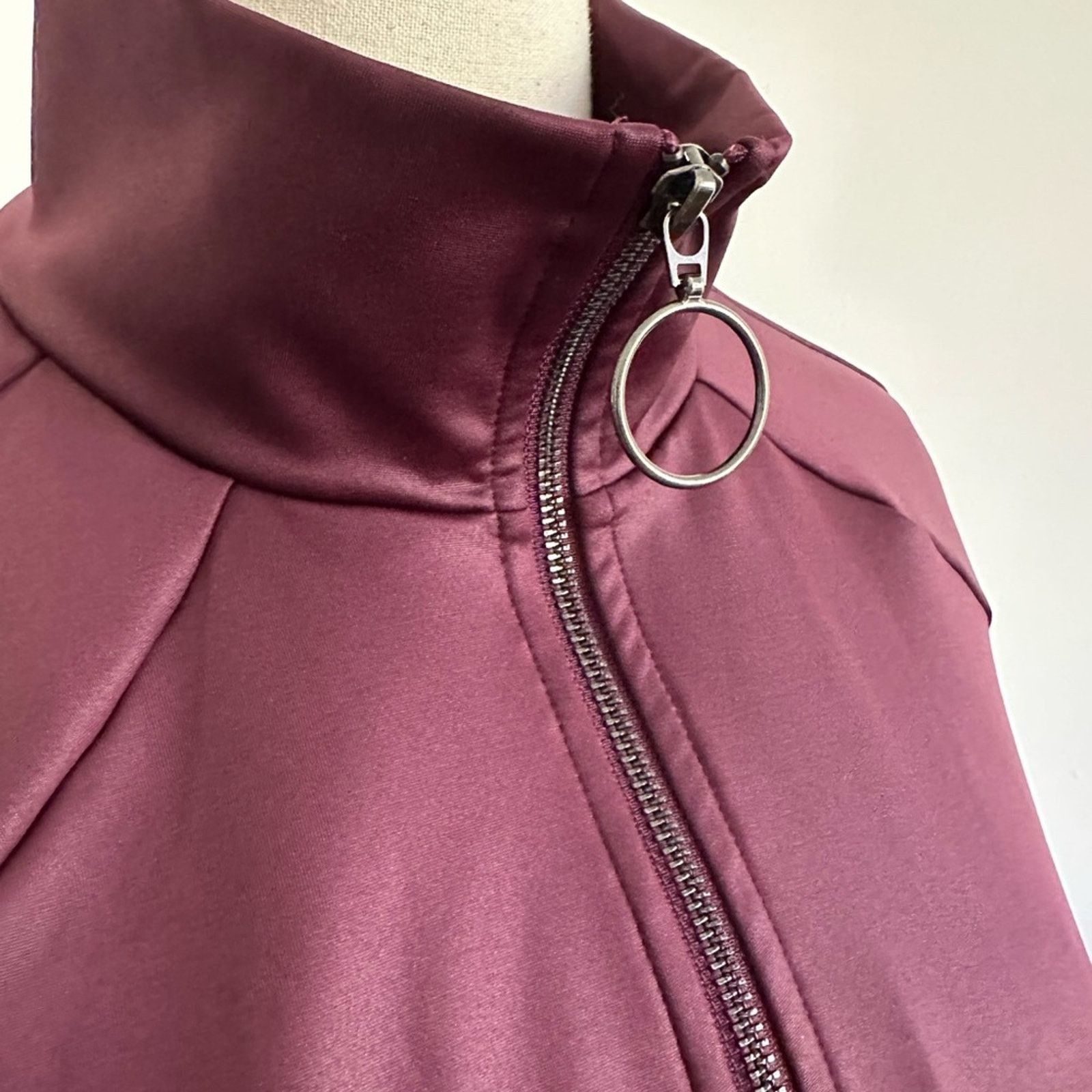 Sweaty Betty Like new! sweaty Betty Burgundy track jacket full zip - M Size M / US 6-8 / IT 42-44 - 6 Thumbnail