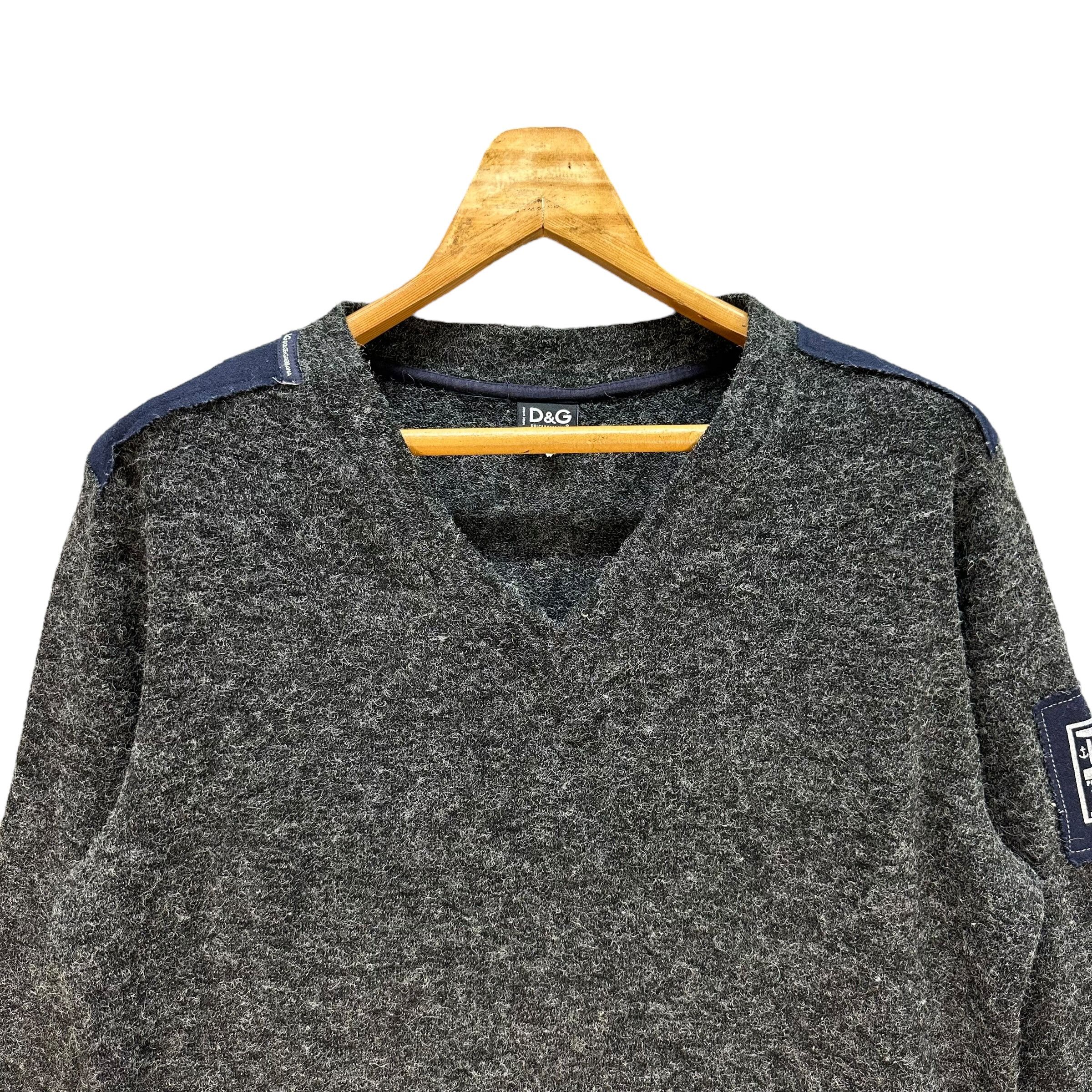 Dolce & Gabbana DOLCE & GABBANA SAILING MASTER V NECK SWEATER #A55-1256 Size US L / EU 52-54 / 3 - 4 Thumbnail