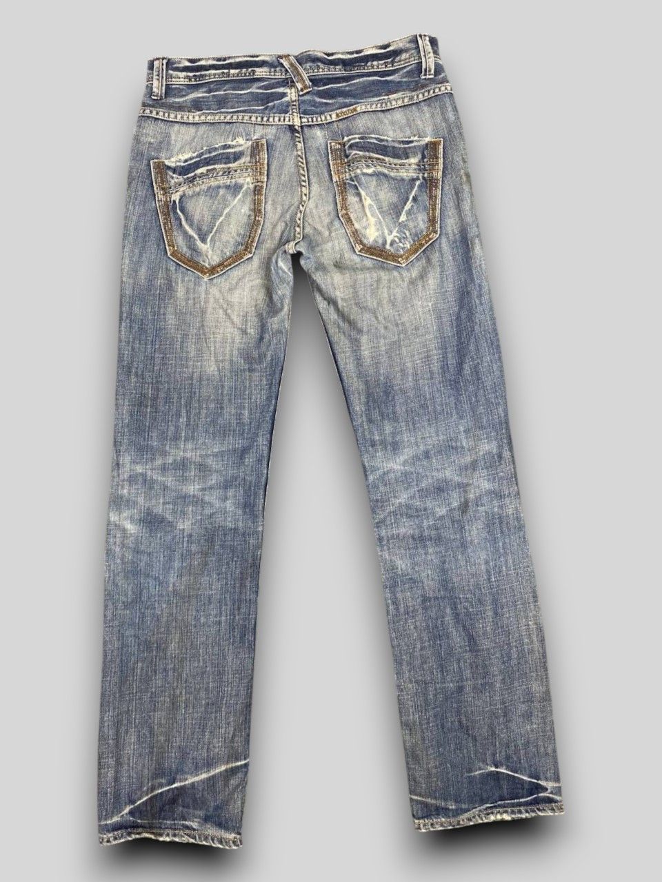 Takeo Kikuchi vintage takeo kikuchi japan distressed denim nice design Size US 34 / EU 50 - 2 Thumbnail