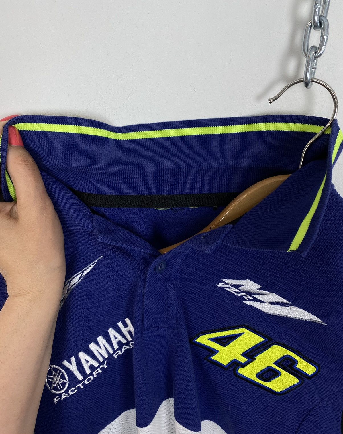 Other Powersport Yamaha #46 Racing Shirt Jersey Motorcycle Size US XL / EU 56 / 4 - 8 Thumbnail