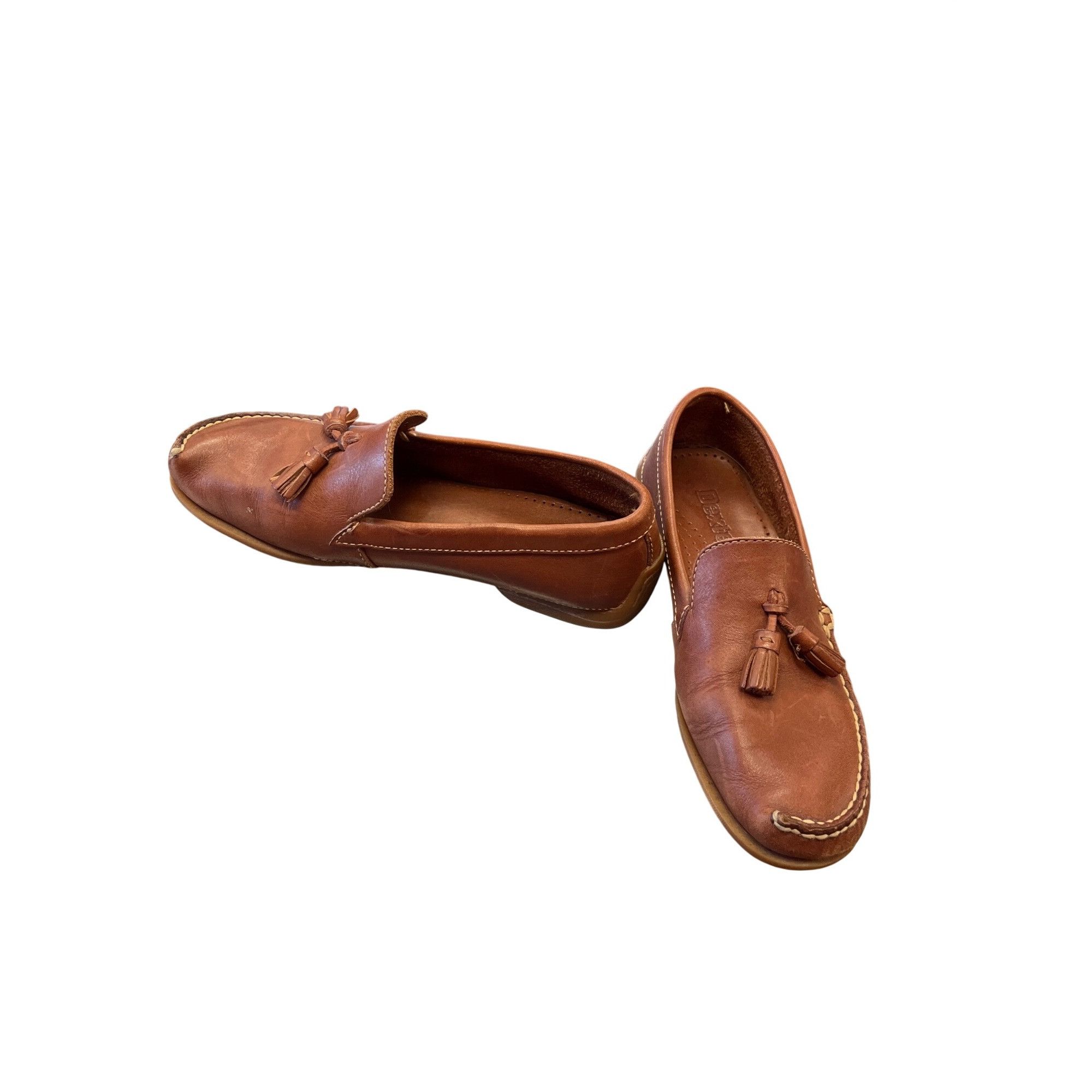 Dexter Shoe Company Dexter wms brown leather handmade dress casual loafers sz 8M Size US 8 / IT 38 - 2 Thumbnail