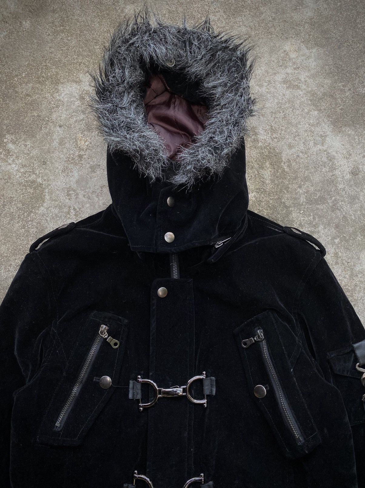 If Six Was Nine JAPANESE BRAND FUR JACKET PUNK GOTHIC BY AUTHENTIC Size US M / EU 48-50 / 2 - 5 Thumbnail