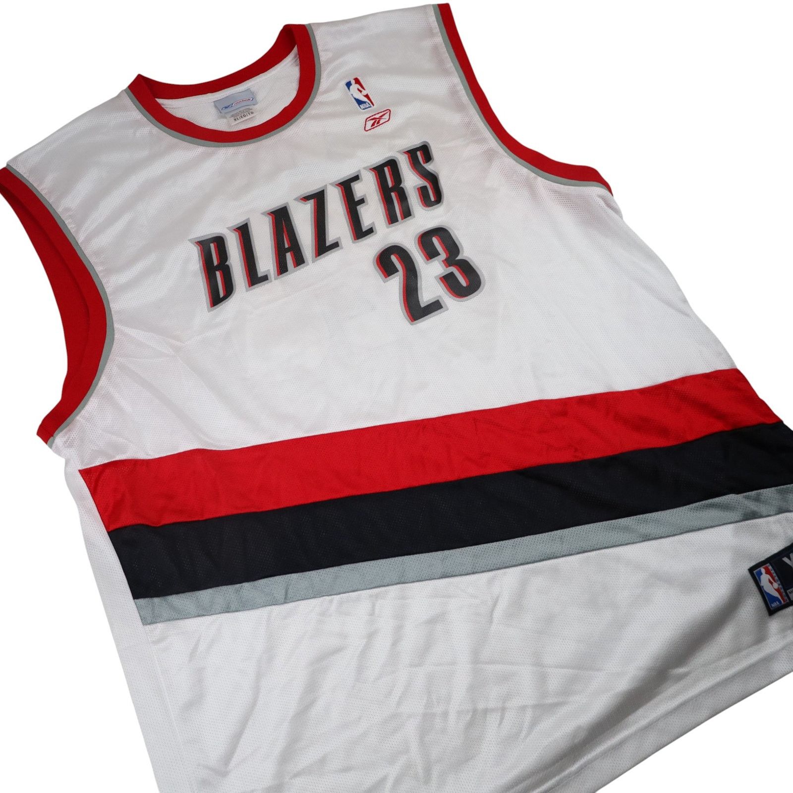 NBA × Reebok × Vintage VTG Reebok Portland Blazers #23 Darius Miles Jersey Size US XL / EU 56 / 4 - 4 Thumbnail