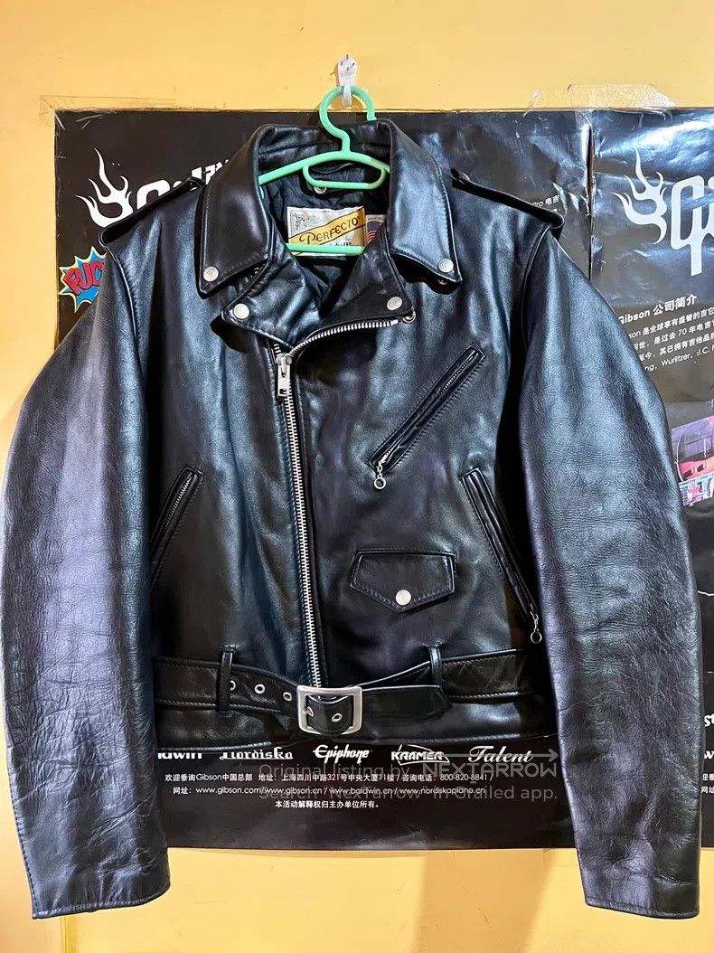 Schott Schott 618 Leather Jacket Size US XL / EU 56 / 4 - 1 Thumbnail