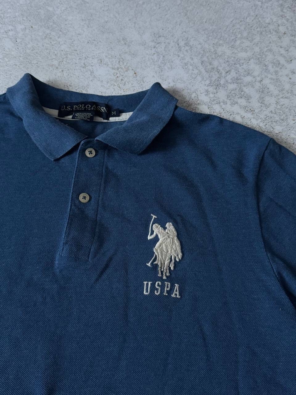 U.S. Polo Assn. × Vintage Vintage U.S.Polo ASSN Rugby Polo Big Pony Logo #3 Y2K Rare Size US M / EU 48-50 / 2 - 2 Thumbnail