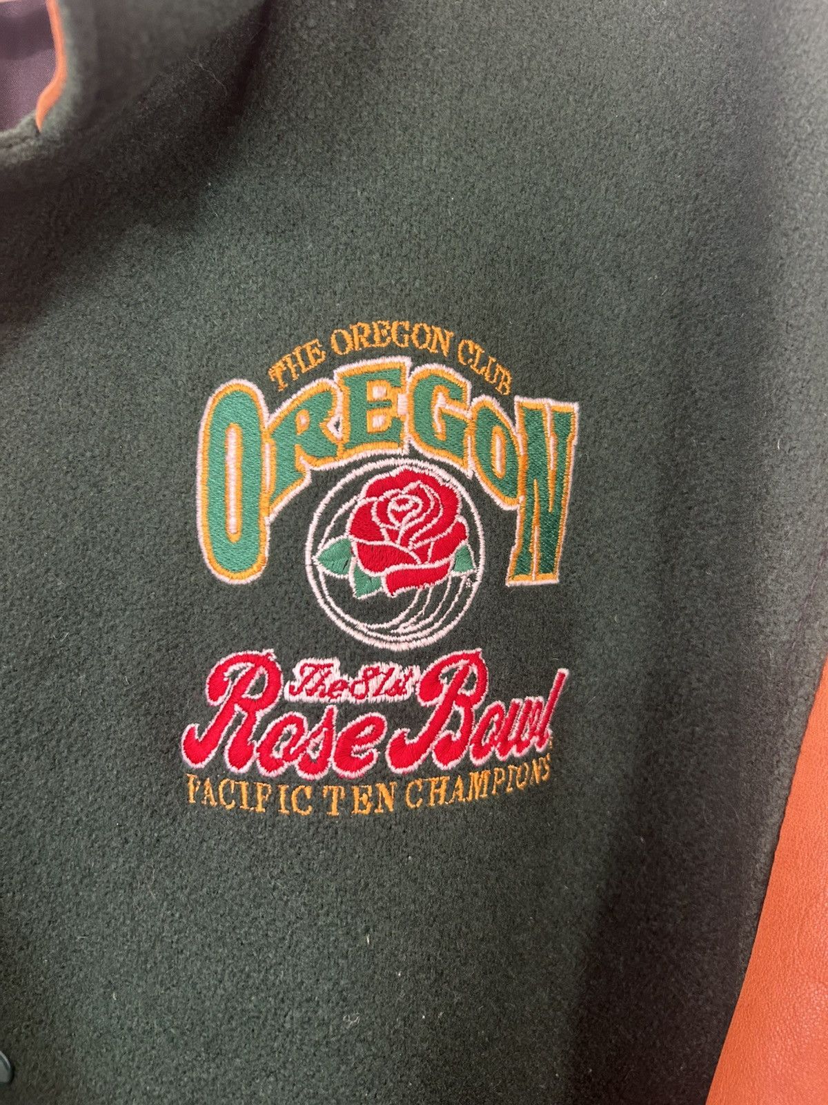 Dehen 1920 Oregon 81st Rose Bowl 1995 varsity jacket Size US XXL / EU 58 / 5 - 5 Thumbnail