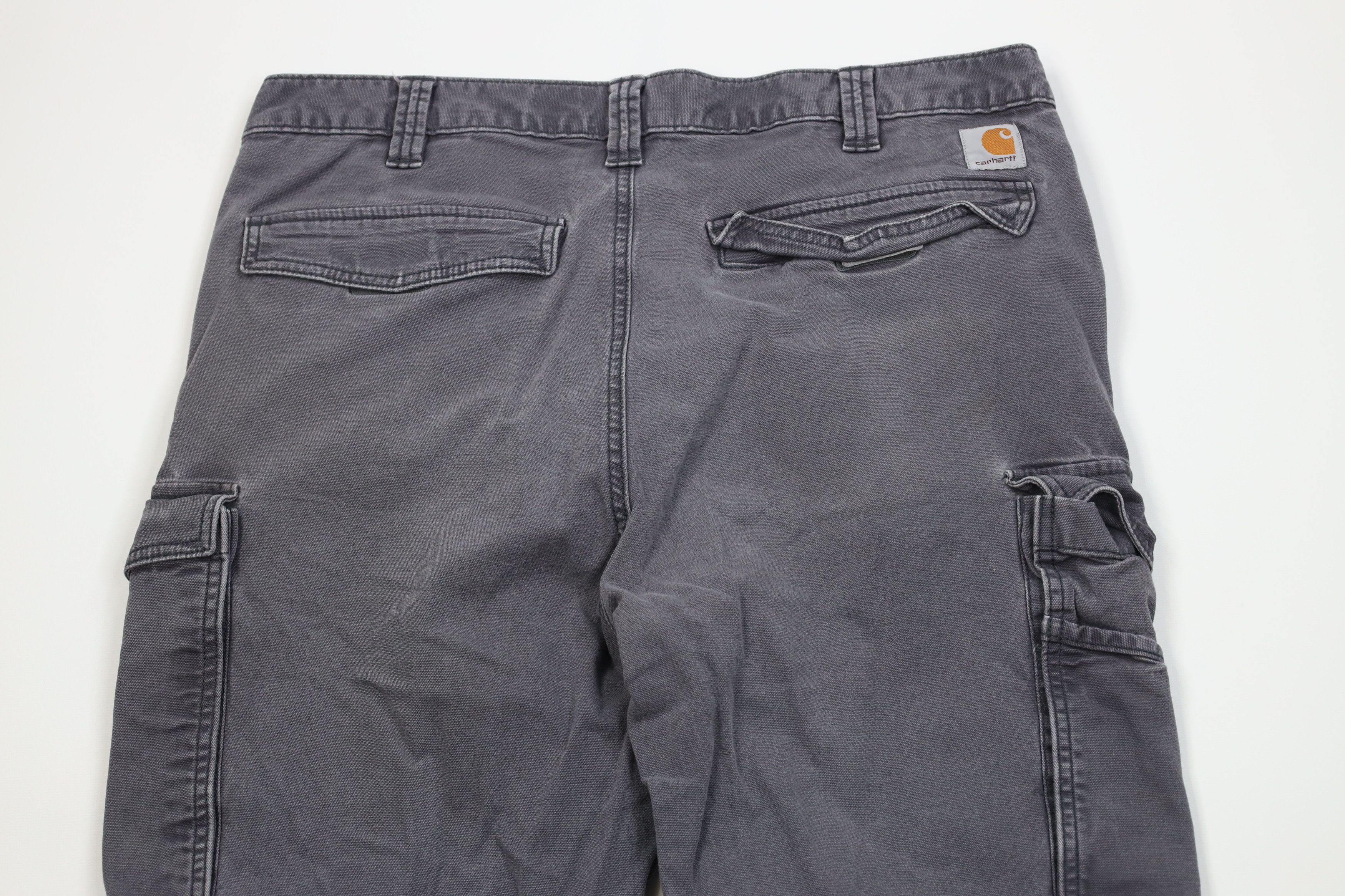 Carhartt Vintage Y2K Carhartt Relaxed Fit Canvas Cargo Pants Gray Size US 36 / EU 52 - 9 Thumbnail