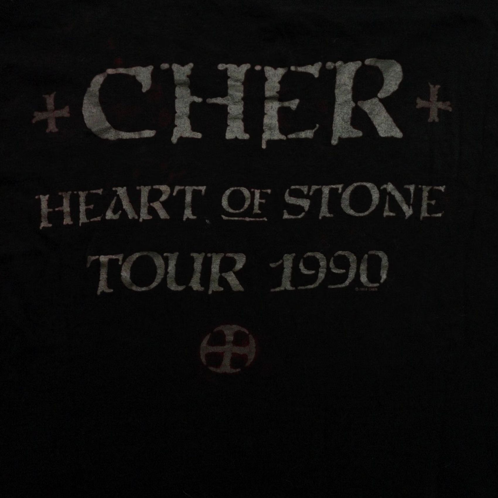 Vintage VINTAGE Cher Heart of Stone Concert 1990 Tour Band T-shirt XL Black Fruit Of A Loom Size US XL / EU 56 / 4 - 5 Thumbnail
