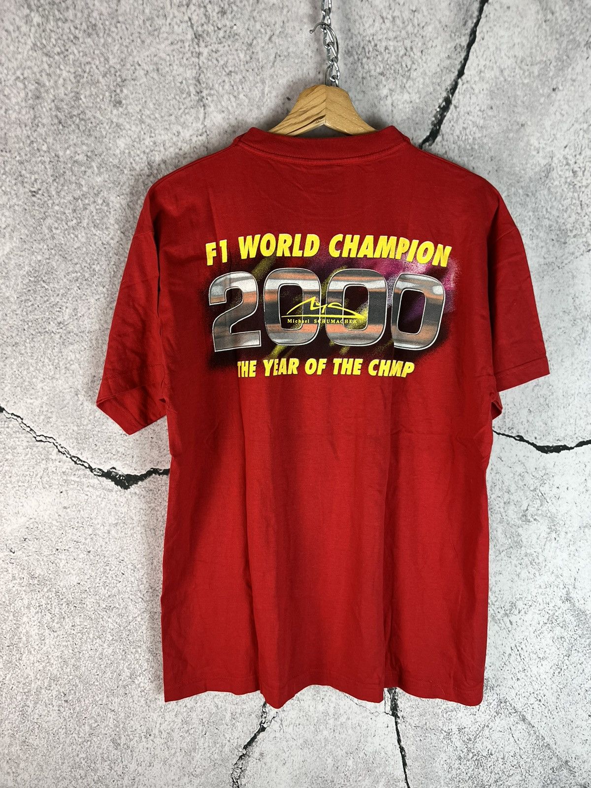 Formula 1 Michael Schumacher formula 1 vintage y2k T shirt 90s Size US L / EU 52-54 / 3 - 2 Thumbnail