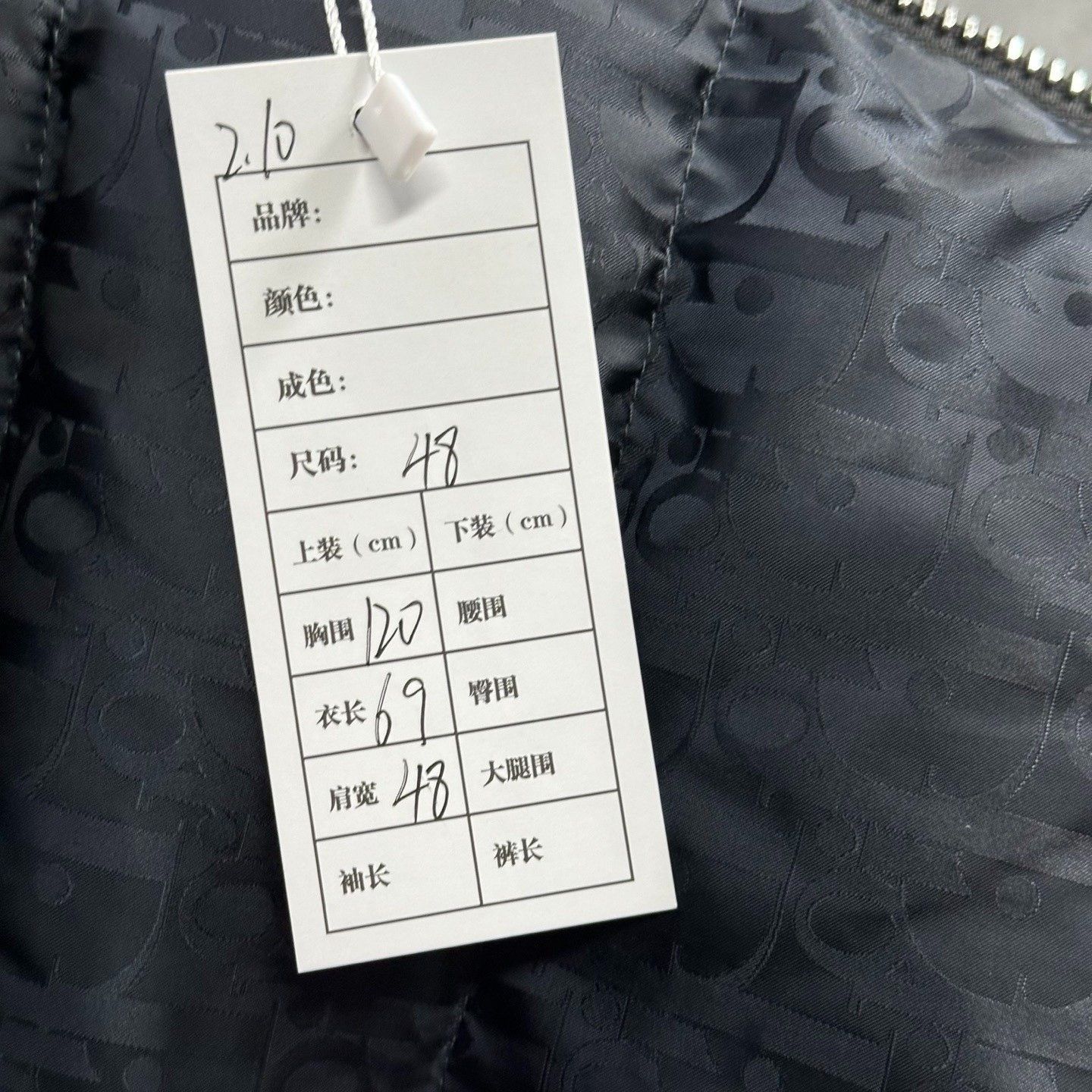 Dior Dior Stand Collar All-Over Logo Down Jacket Size US M / EU 48-50 / 2 - 5 Thumbnail