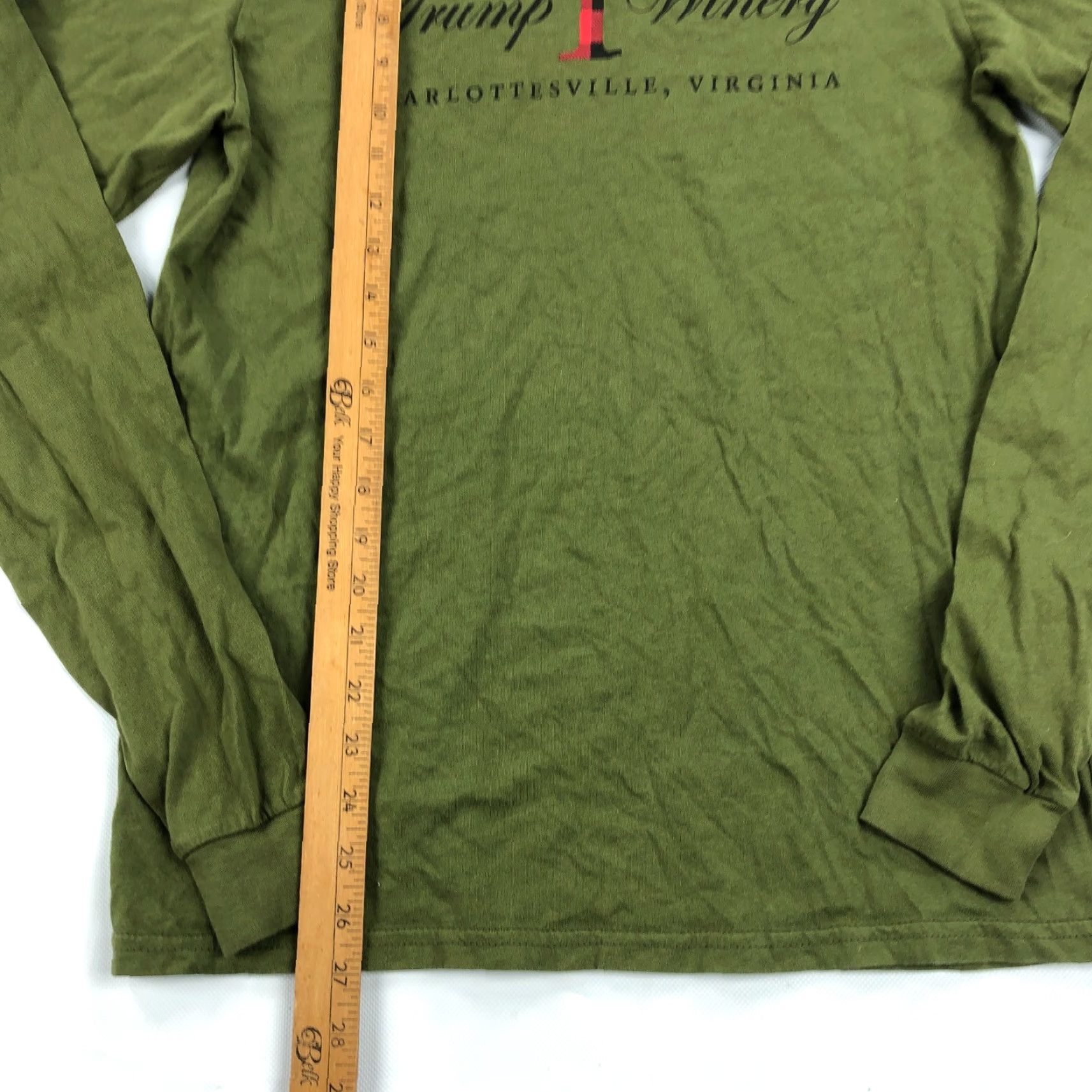 Vintage Trump Winery T-Shirt Adult Medium Green Long Sleeve Tee Size US M / EU 48-50 / 2 - 5 Thumbnail