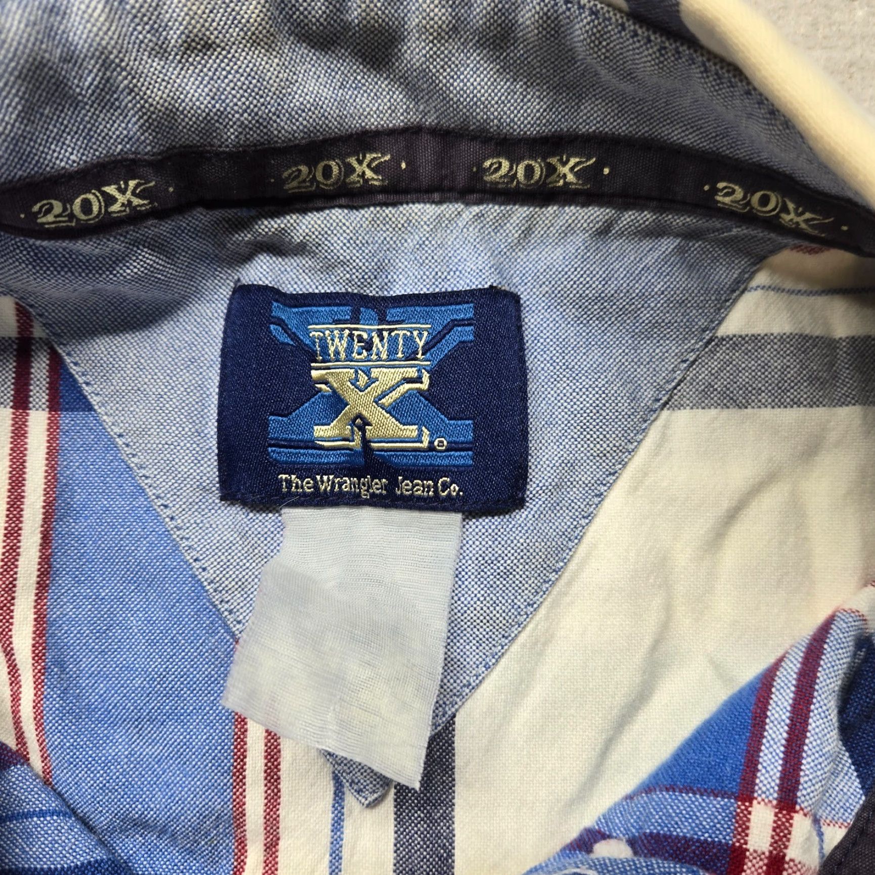 Wrangler Wrangler Shirt Western Plaid Multicolor Short Sleeve Button-Up Adult Mens 2XL XXL Size US XXL / EU 58 / 5 - 3 Thumbnail