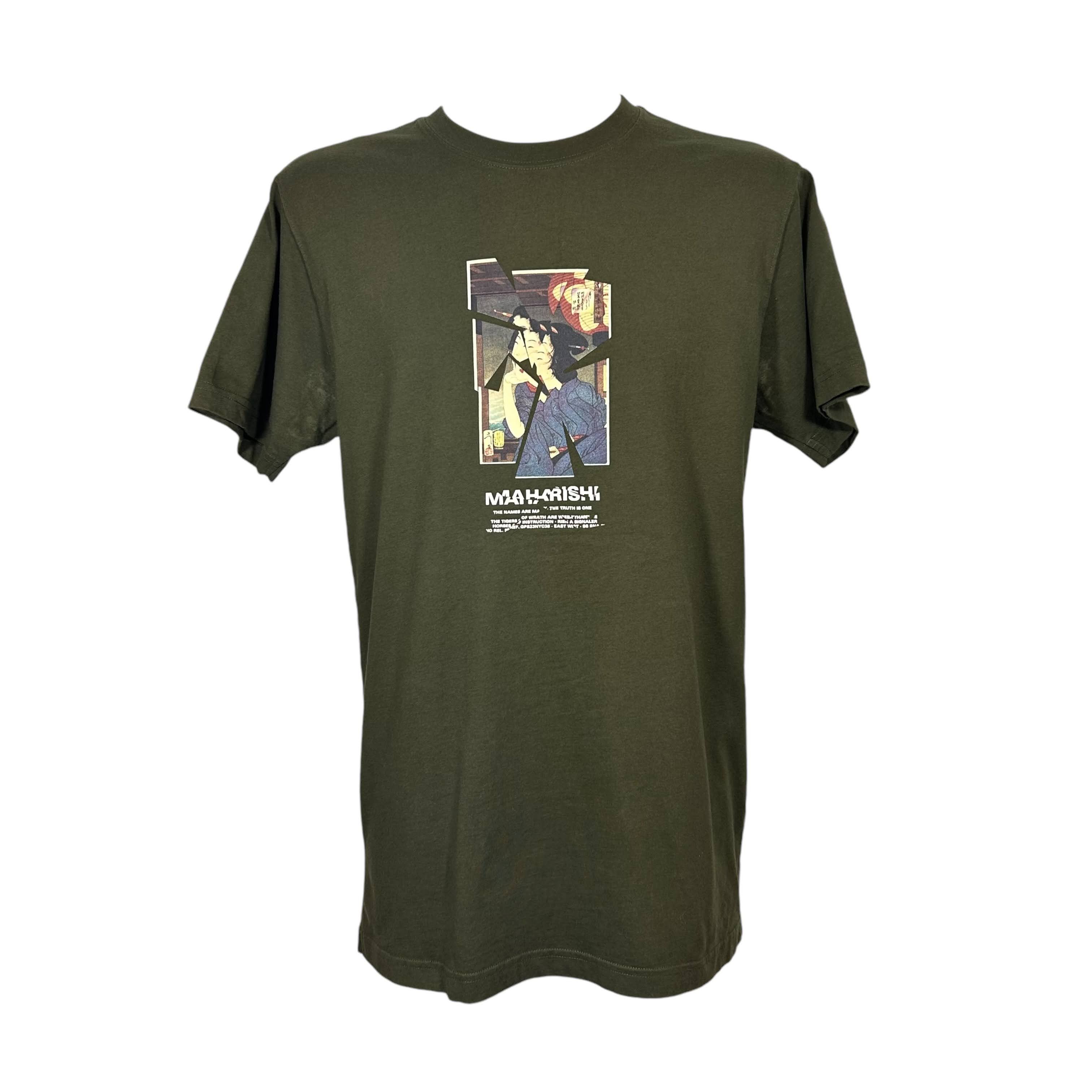 Maharishi Maharishi Green Japanese Graphic Print T-shirt Men's Size M Size US M / EU 48-50 / 2 - 1 Thumbnail