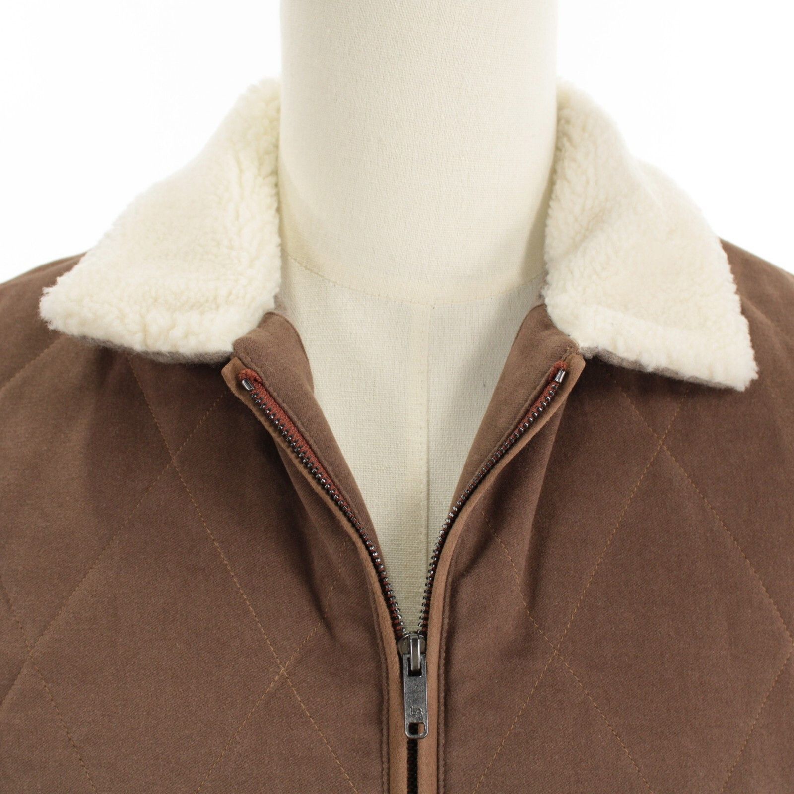 Luciano Barbera Luciano Barbera Vest Size M US In Brown Cotton Size US M / EU 48-50 / 2 - 2 Thumbnail