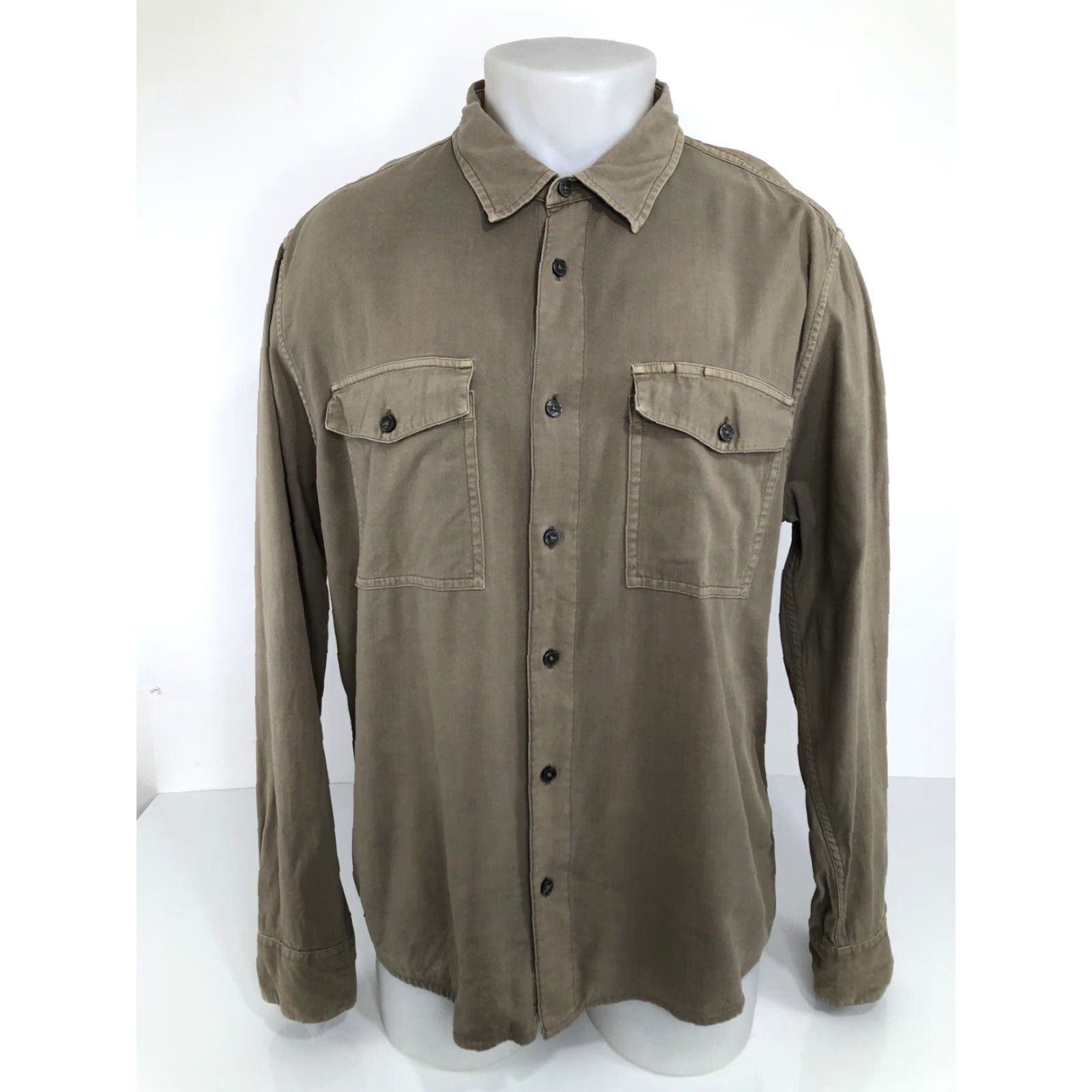Buck Mason VINTAGE Buck Mason / LOS ANGELES - Mens Lg. Bush Safari Work Shirt Size US L / EU 52-54 / 3 - 2 Thumbnail
