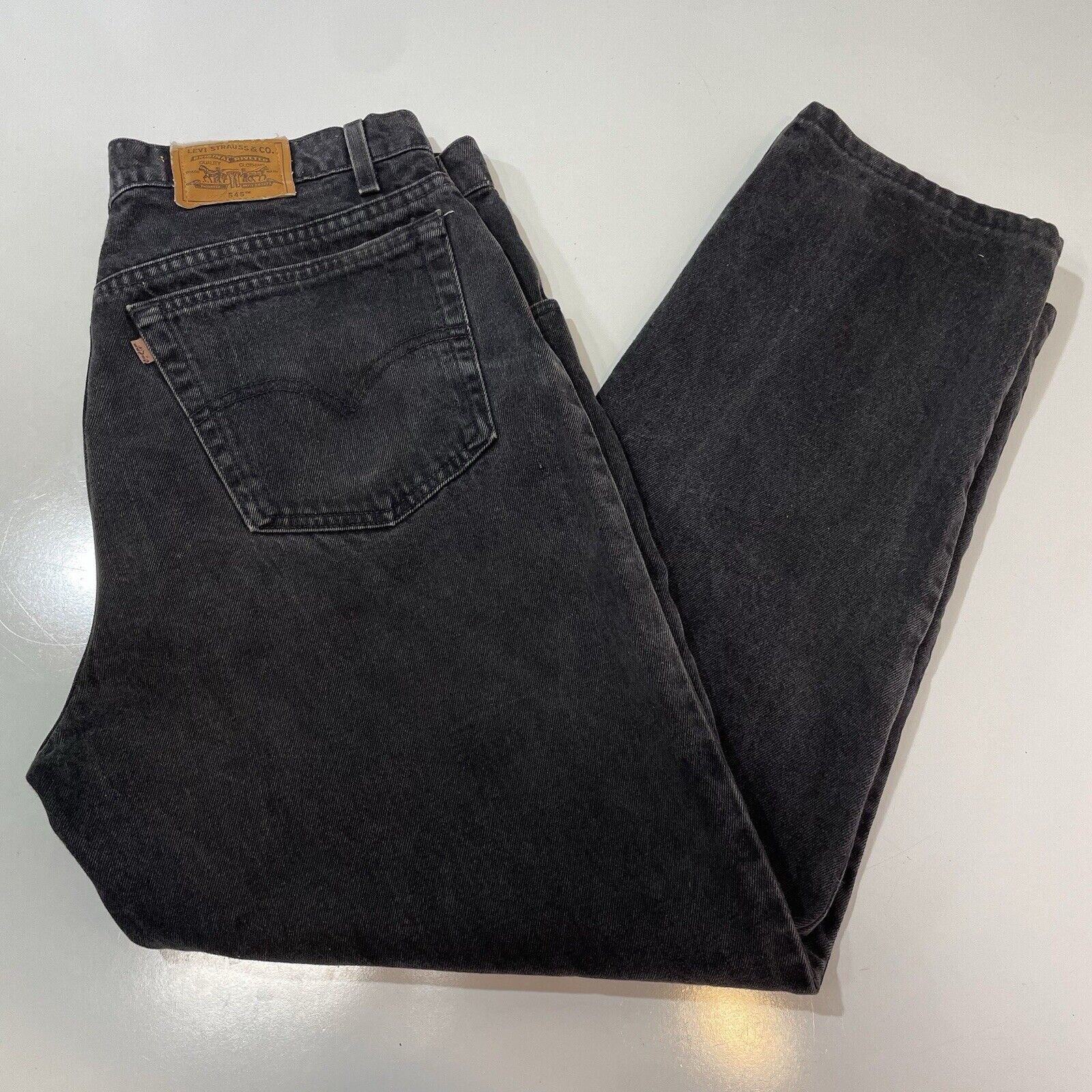 Levi's VTG Levis Men’s 545 Loose Baggy Fit Brown Tab Jeans 36x29 Size US 36 / EU 52 - 9 Thumbnail