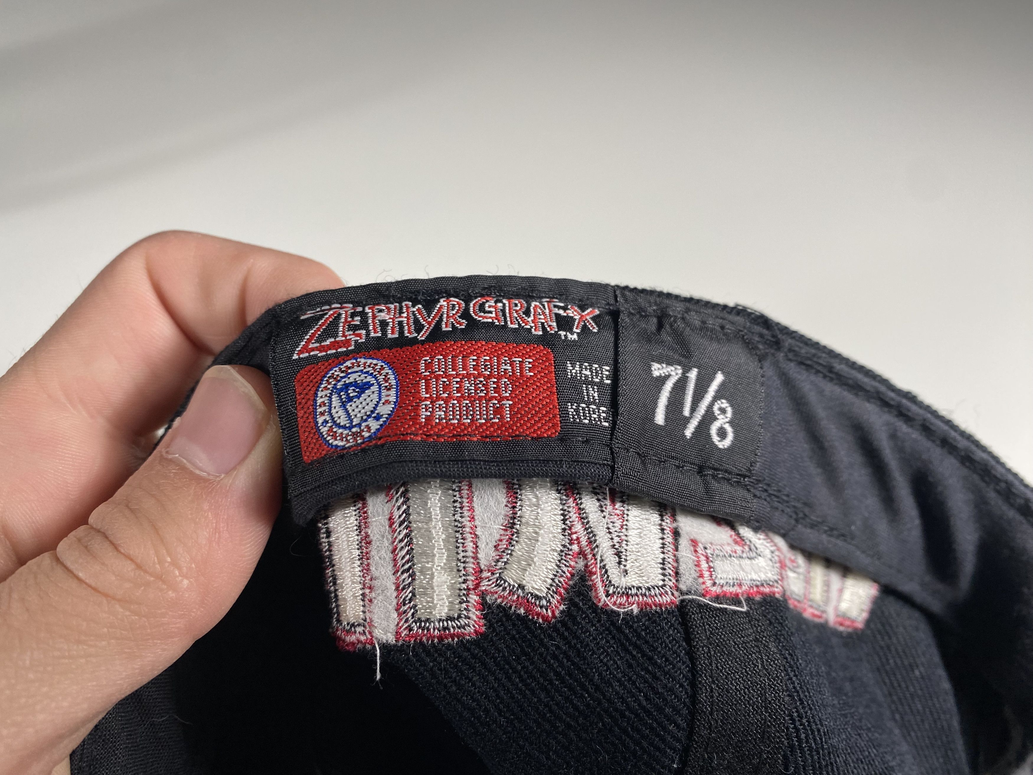 NCAA Vintage 90s Zephyr Washington State Cougars 7 1/8 Fitted Hat Size ONE SIZE - 6 Thumbnail