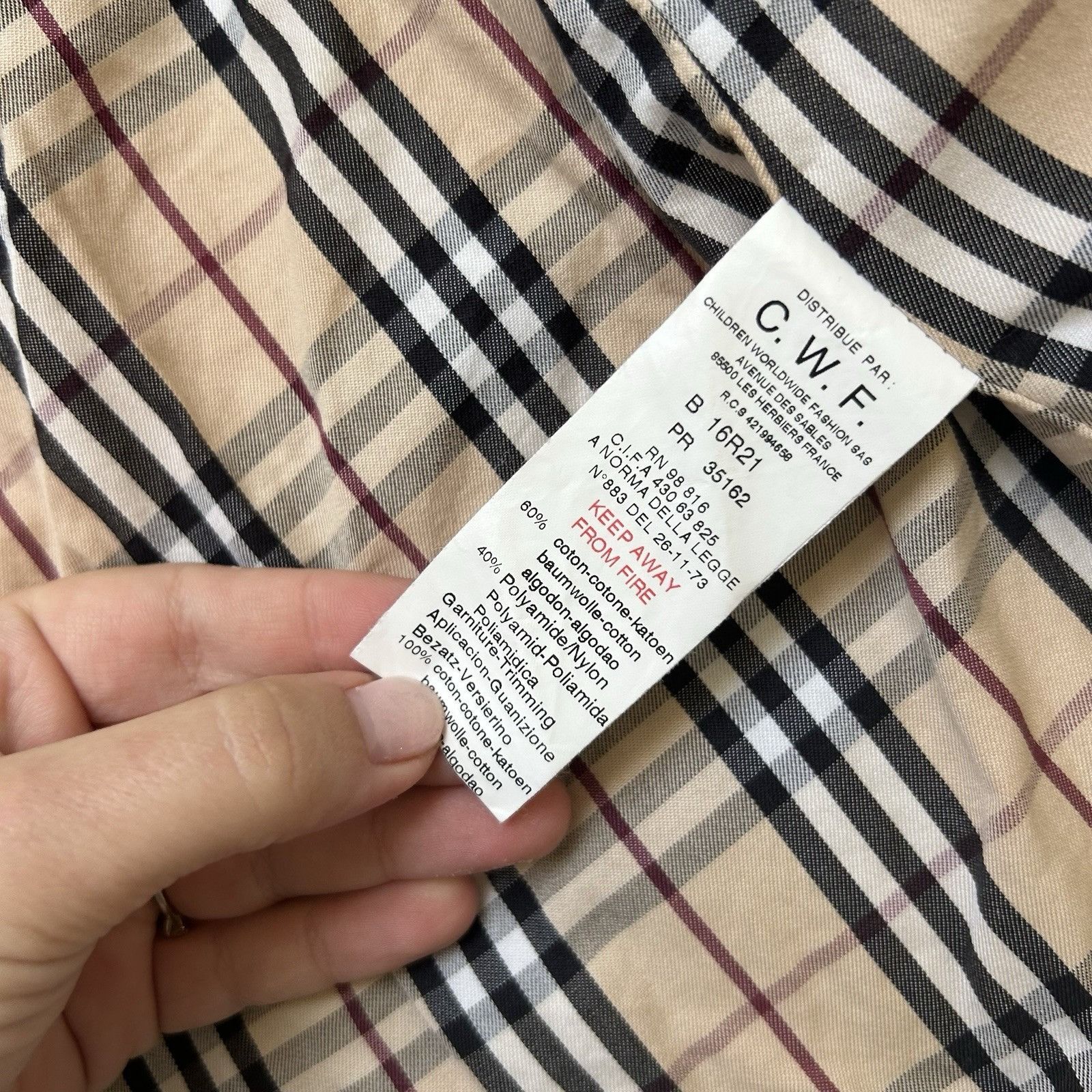 Burberry Burberry Brit Women’s Kencott Quilted Zip up Nova Check Jack Size XS / US 0-2 / IT 36-38 - 9 Thumbnail