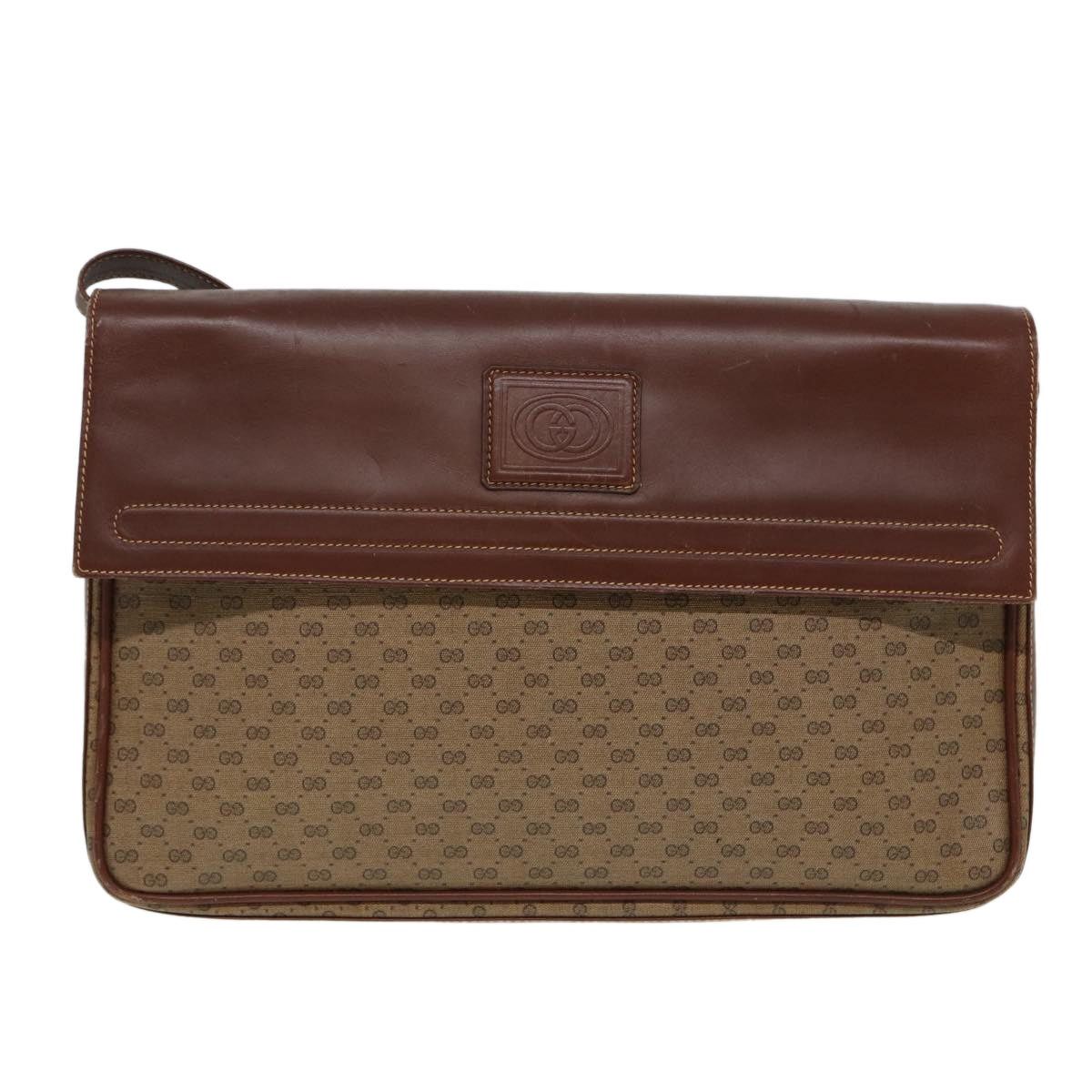 Gucci GUCCI Micro GG Supreme Shoulder Bag Pvc Brown Beige 004 112 Size ONE SIZE - 2 Thumbnail