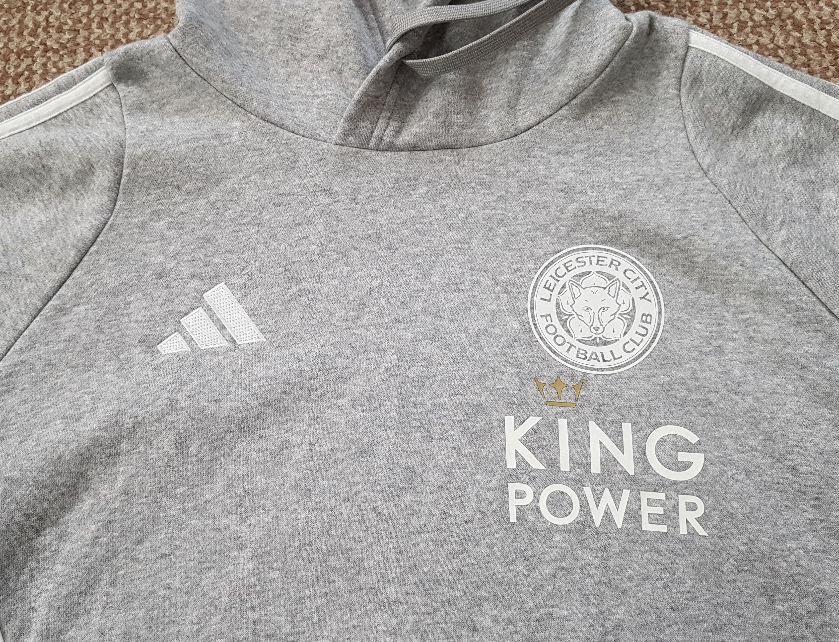 Adidas Adidas Leicester City Football Soccer Hoodie Sweatshirt sz M Size US M / EU 48-50 / 2 - 5 Thumbnail