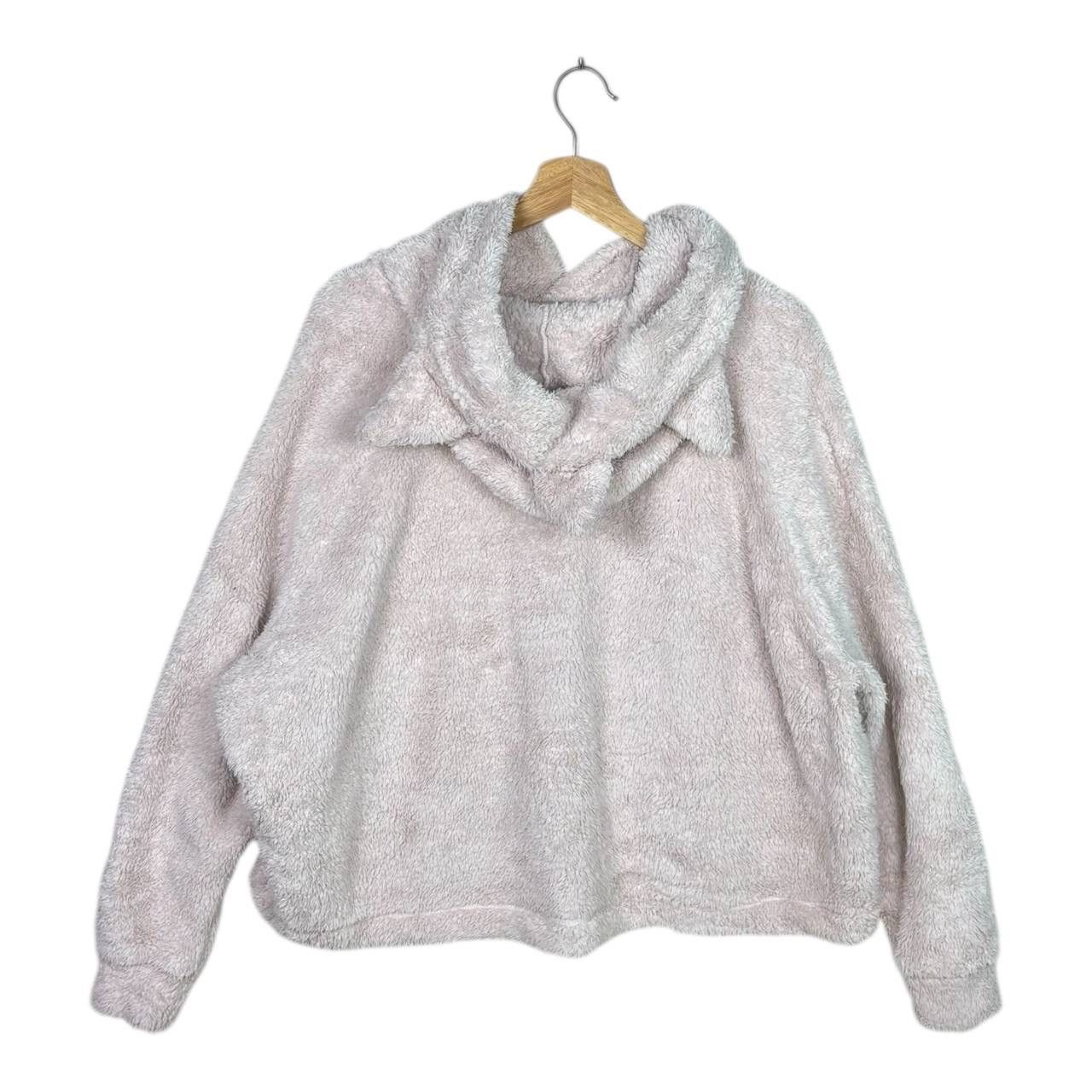 GU × Undercover GU x Undercover Baggy Sherpa Fleece Hoodie Boxy Pink S Size US S / EU 44-46 / 1 - 2 Thumbnail