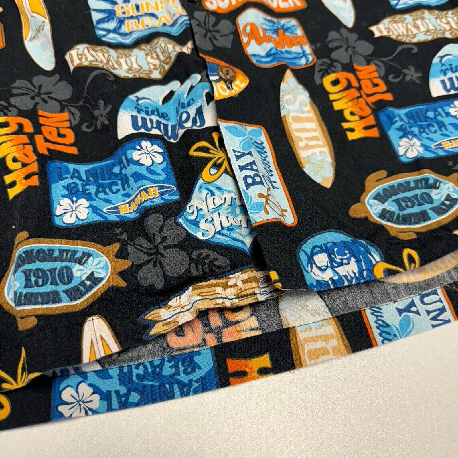 Vintage E&K Hawaii Button Up Shirt Mens Medium Black Short Sleeve Ha Size US M / EU 48-50 / 2 - 5 Thumbnail