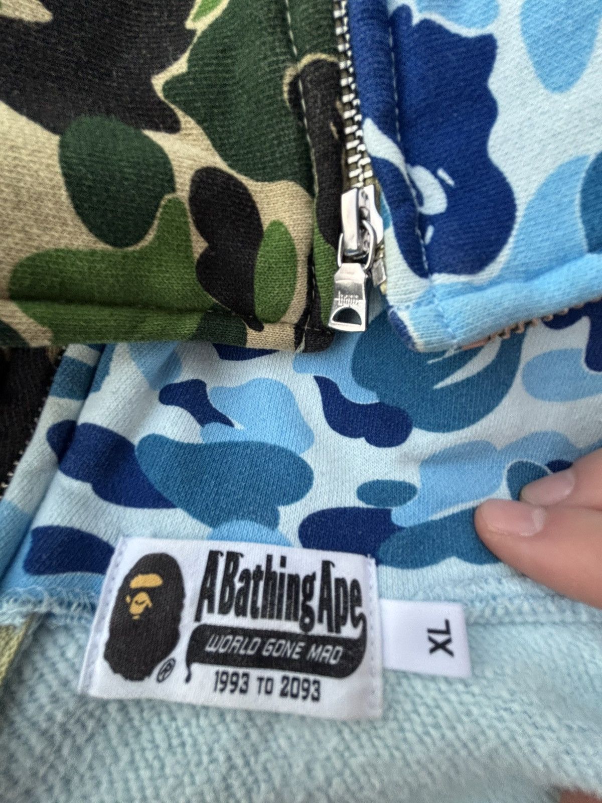 Bape bape ABC shark hoodie Size US XL / EU 56 / 4 - 6 Thumbnail