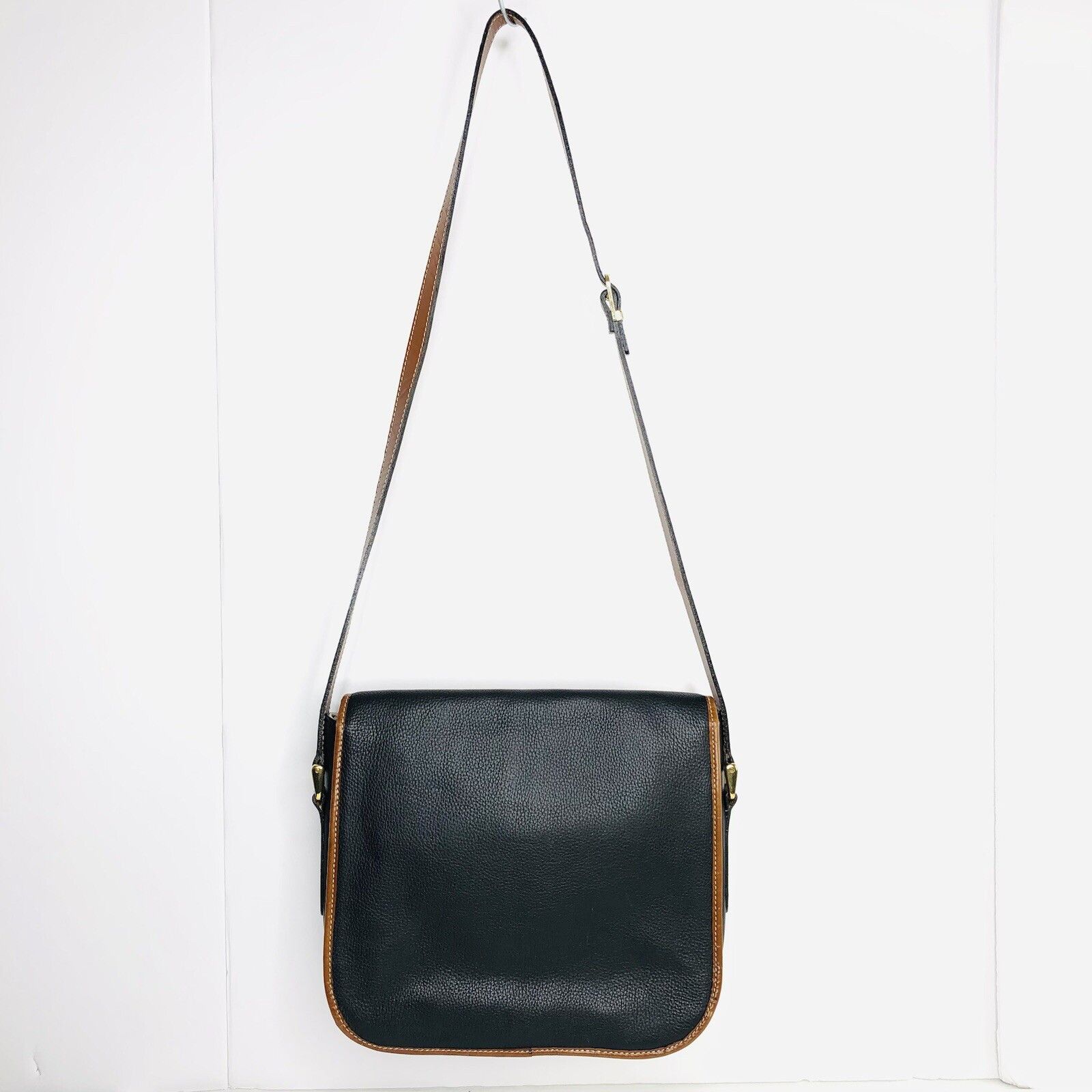 Other Vtg Dé-Roman UK Leather Purse Black Brown crossbody bags Size ONE SIZE - 3 Thumbnail