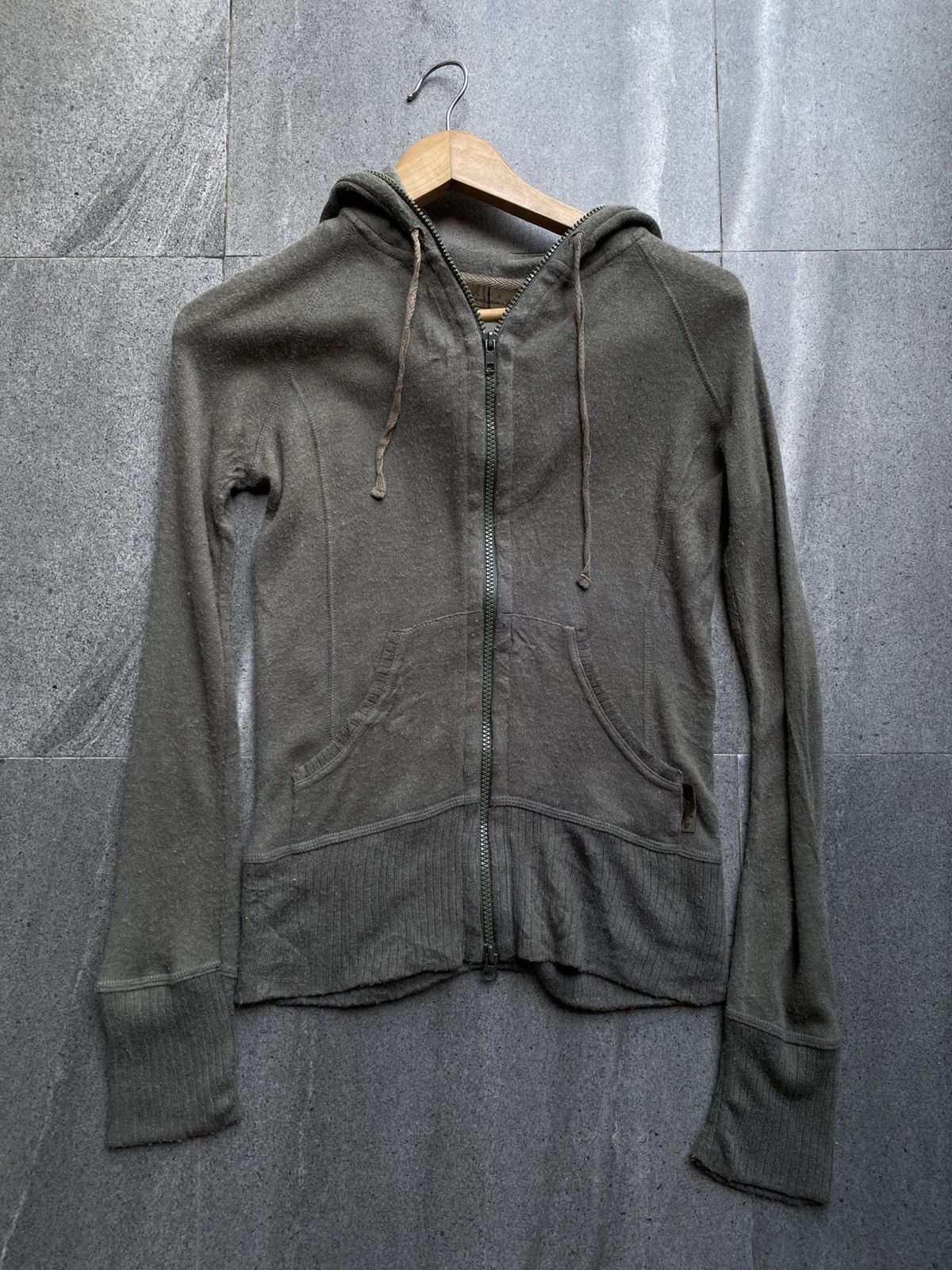 GOA Goa Olive Faded Zip Hoodie Size S / US 4 / IT 40 - 7 Thumbnail