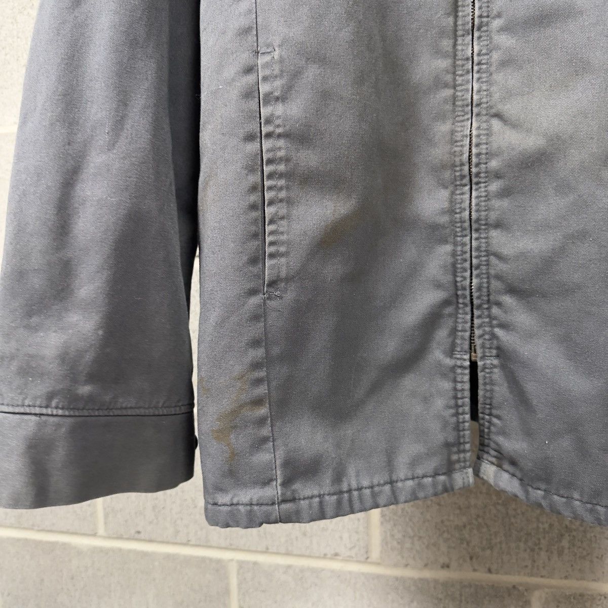 Vintage 90s Thrashed Faded Dirty Mechanic Work Jacket ERD Grunge Size US XXL / EU 58 / 5 - 9 Thumbnail
