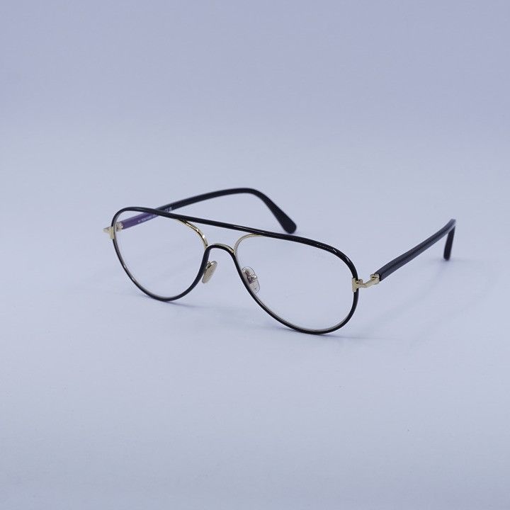 Tom Ford Tom Ford FT5897-B 001 Eyeglasses Black 57mm Aviator Frame Size ONE SIZE - 1 Thumbnail