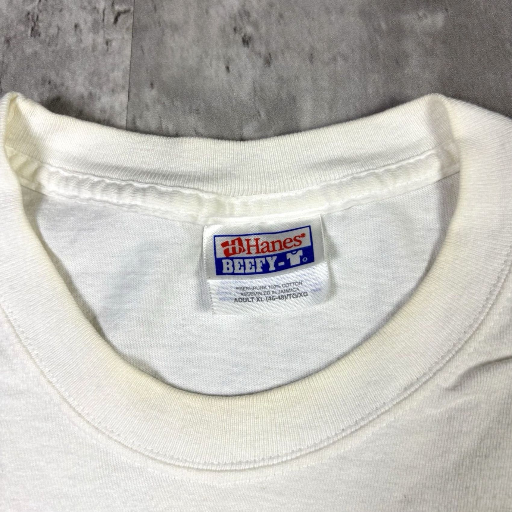 Hanes VINTAGE Hanes T-Shirt University Of Mississippi Promo Adult XL Blue Music Shirt Men 90s Size US XL / EU 56 / 4 - 4 Thumbnail
