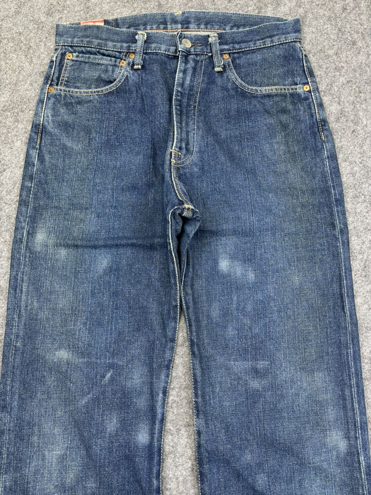 45rpm Vintage 45rpm Japan Regular Blue Wash Denim F891 Size US 31 - 3 Thumbnail