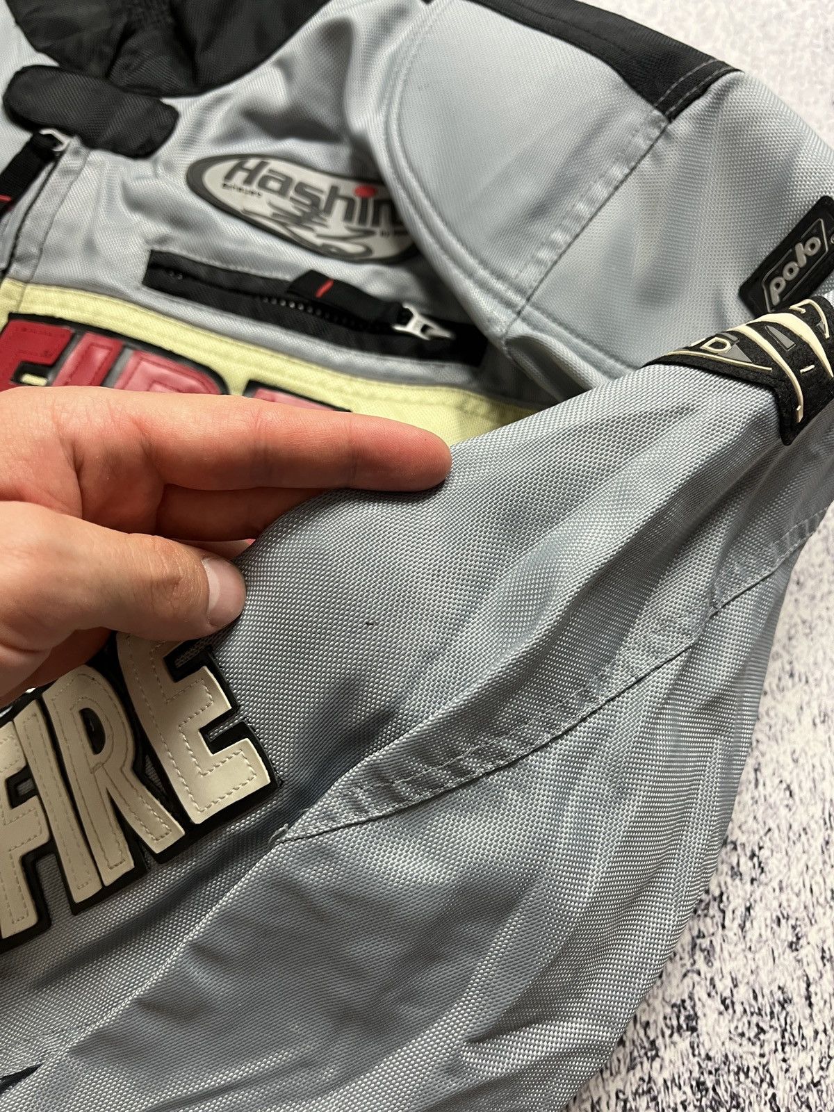 Vintage Vintage Hell Fire High Power Racing Jacket Moto Big Logo Size US S / EU 44-46 / 1 - 11 Thumbnail