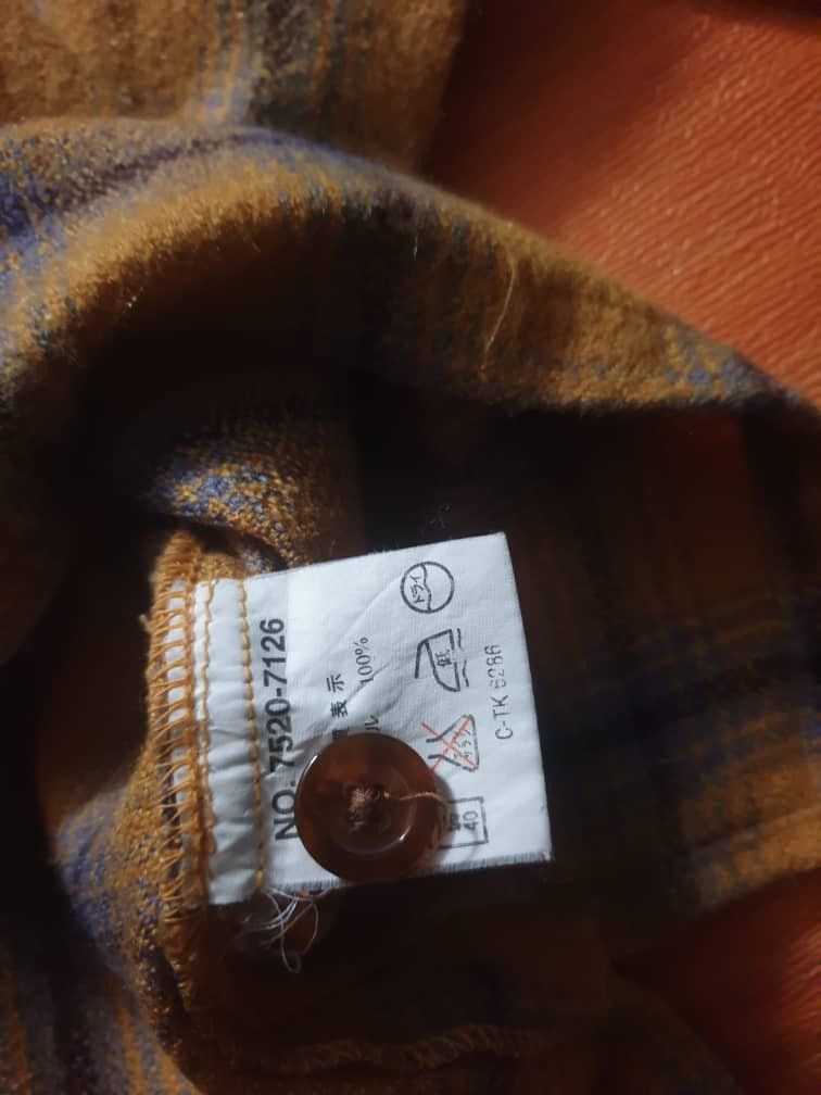 Japanese Brand Narcissus checkered Japanese style flannel shirt Size L / US 10 / IT 46 - 3 Thumbnail