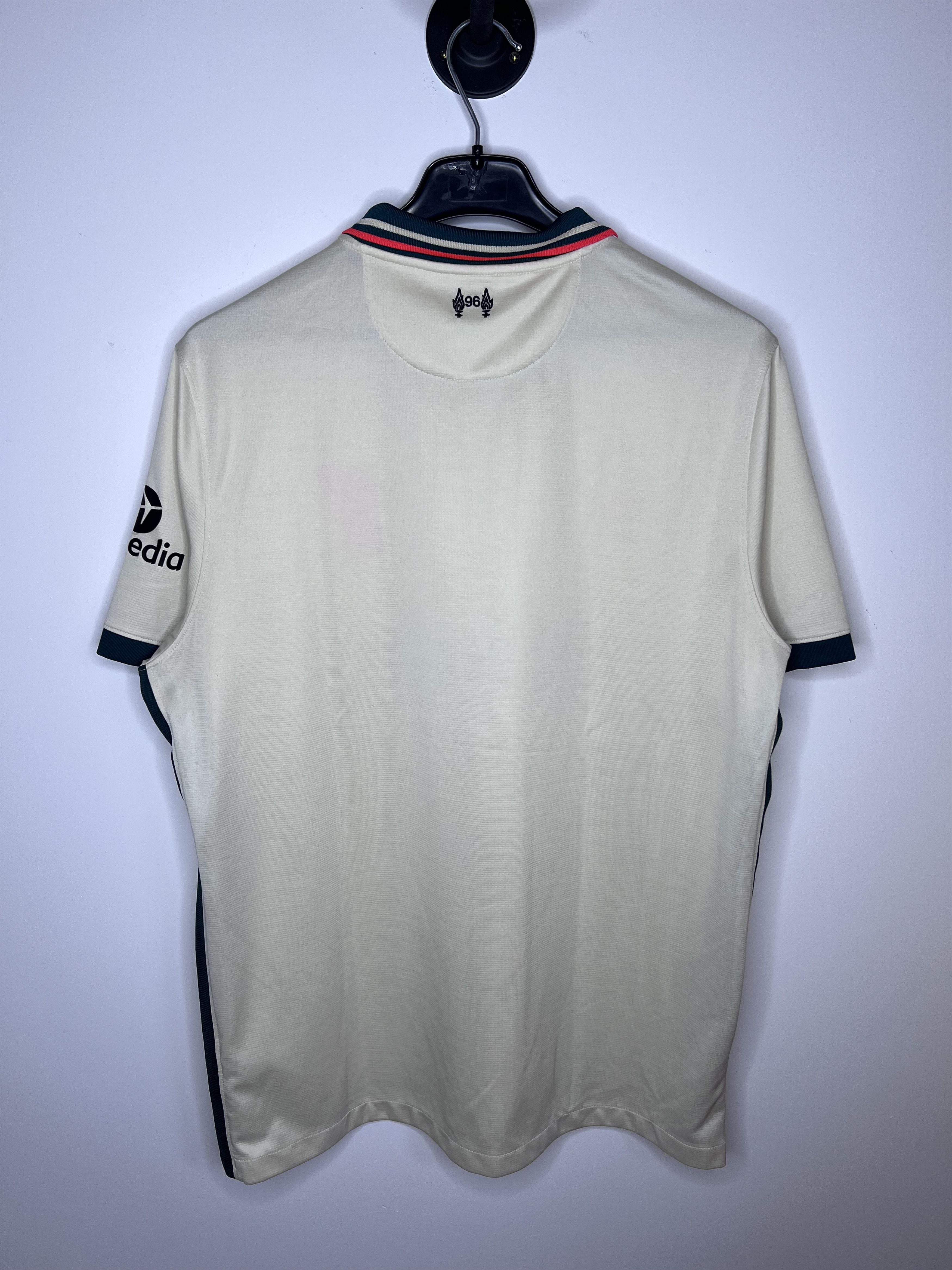 Nike LIVERPOOL 2021 2022 AWAY FOOTBALL SHIRT SOCCER JERSEY NIKE Size US XL / EU 56 / 4 - 2 Thumbnail